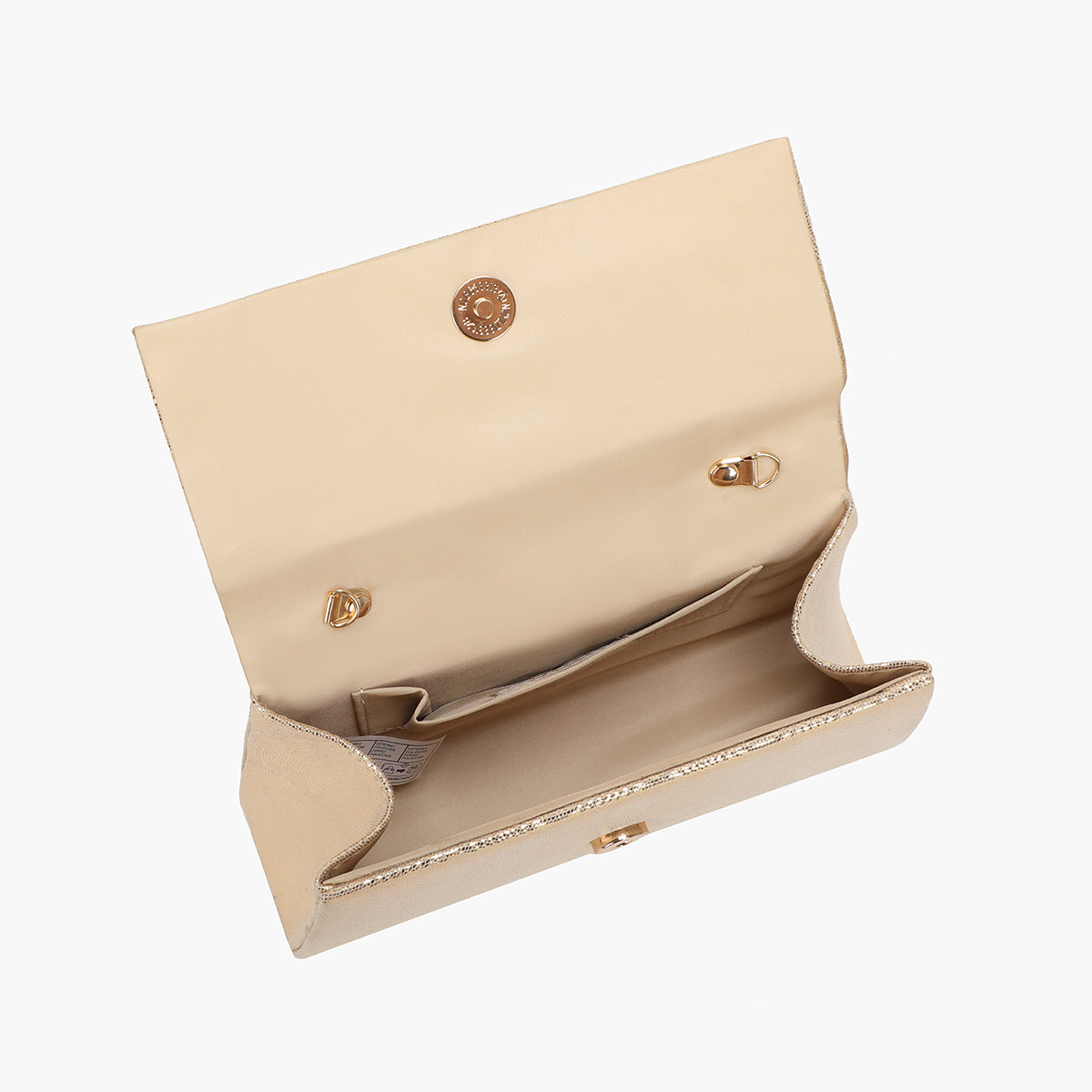 Sac à main métallisé doré