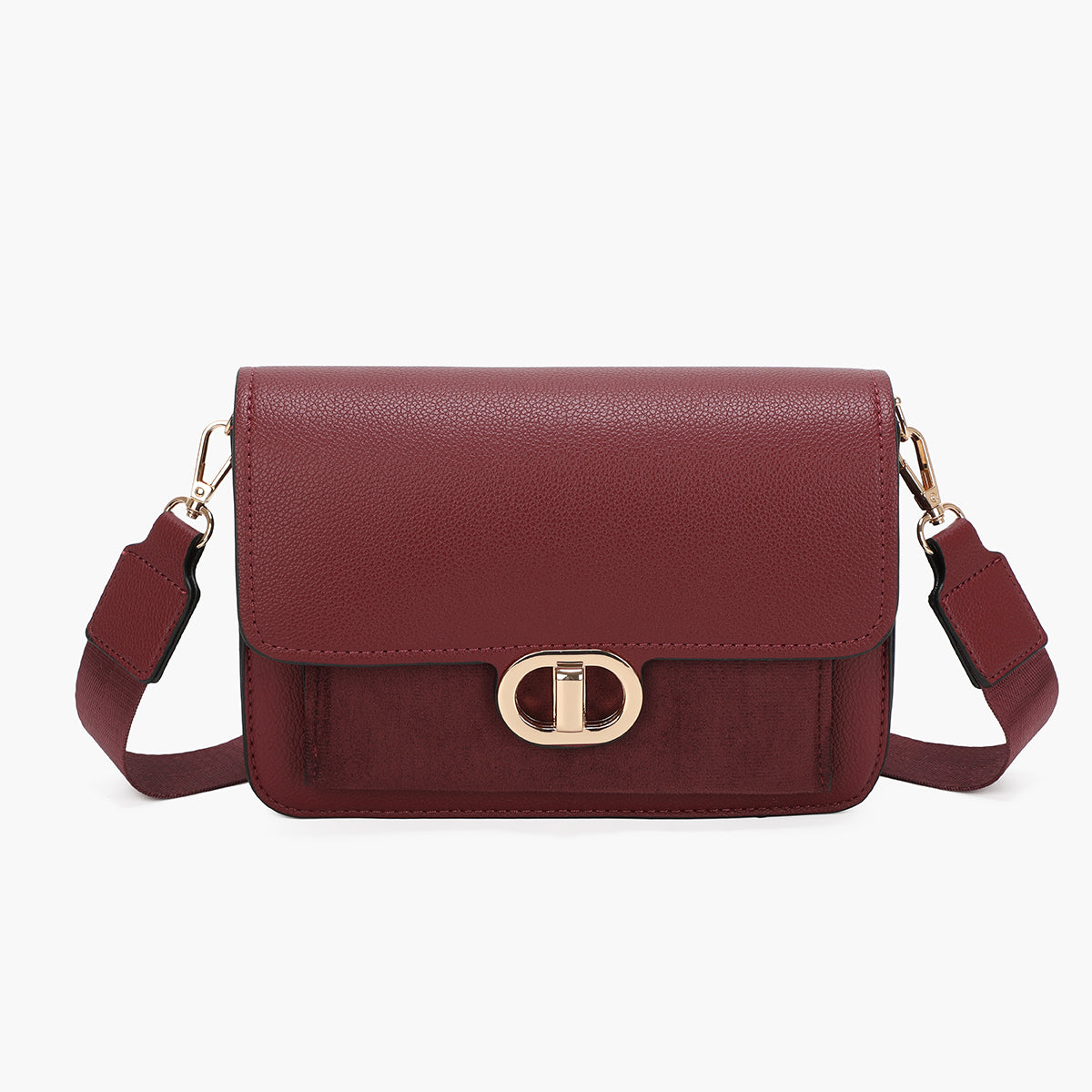 Sac à bandoulière bordeaux