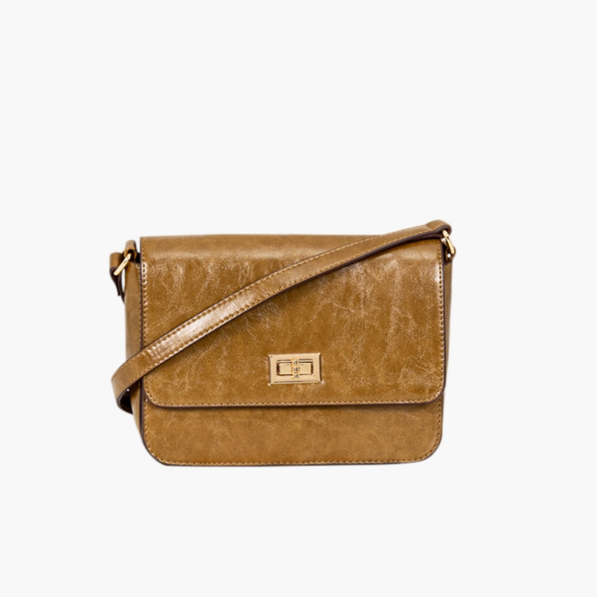 Sac à bandoulière uni kaki