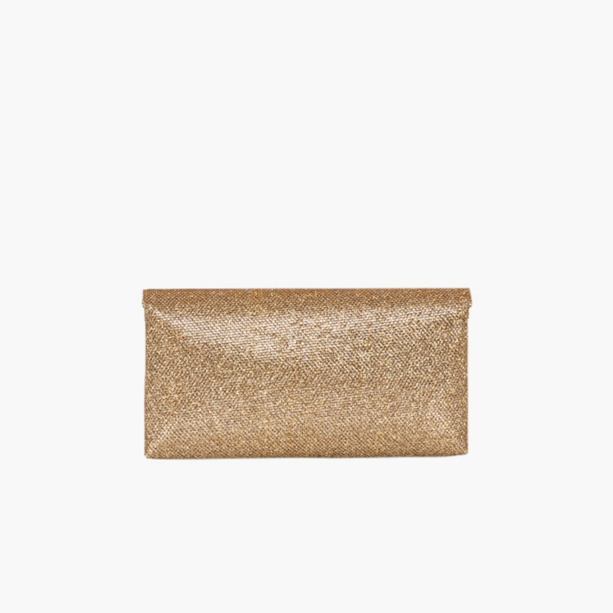 Pochette métallisée dorée