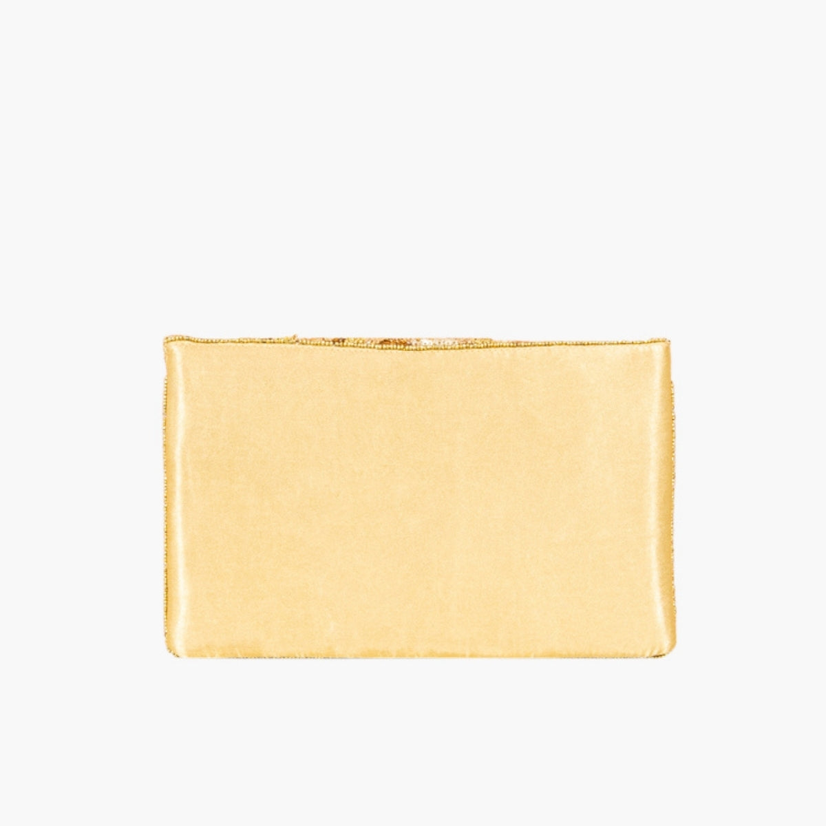 Pochette perlée dorée