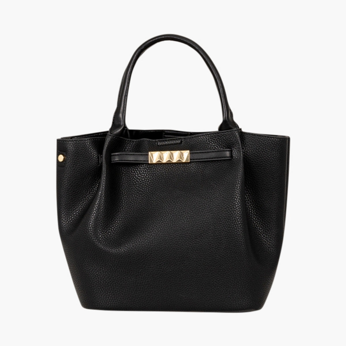 Sac à main simili cuir noir