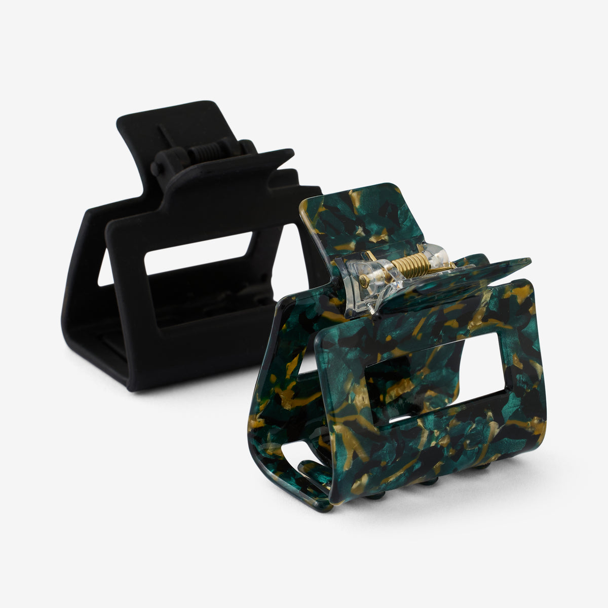 Set de 2 pinces crabes carrées