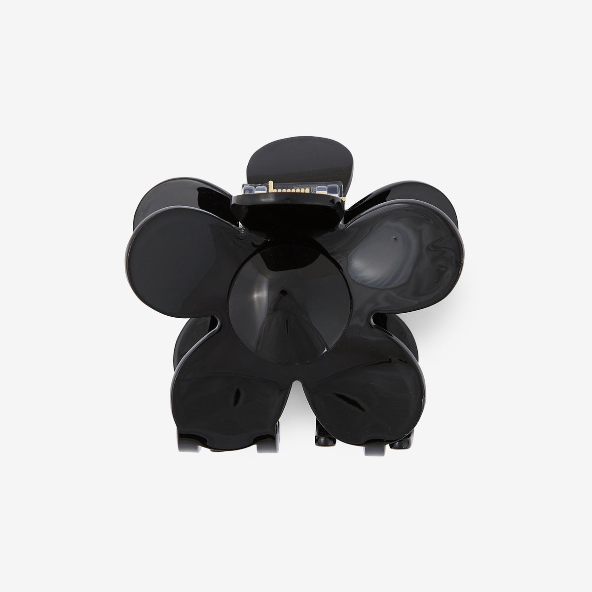 Pince à cheveux fleur noire