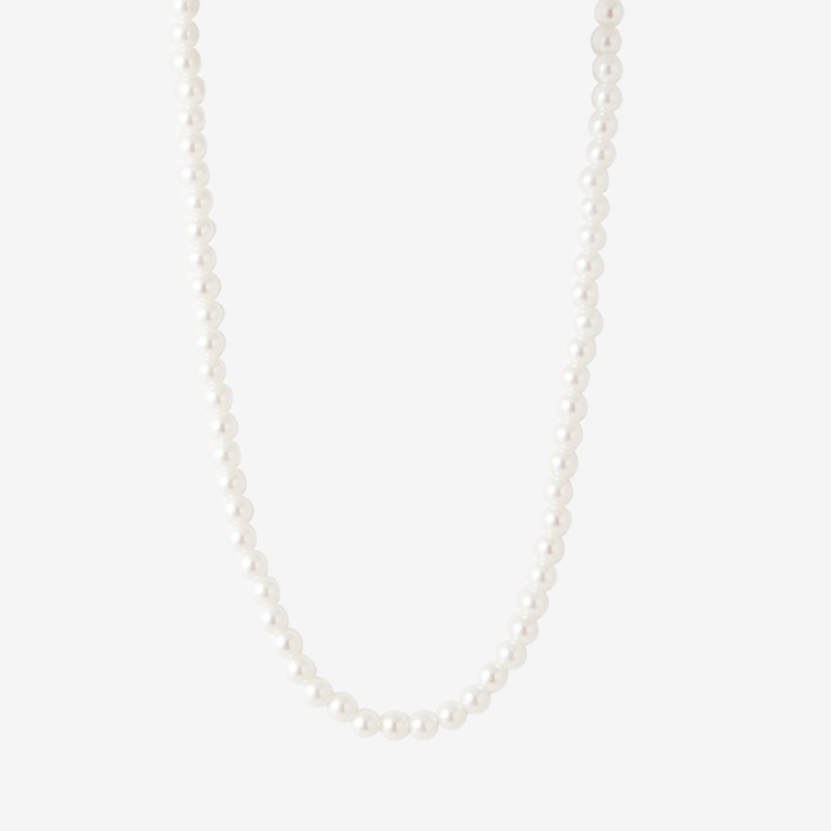 Collier court en perles 5mm