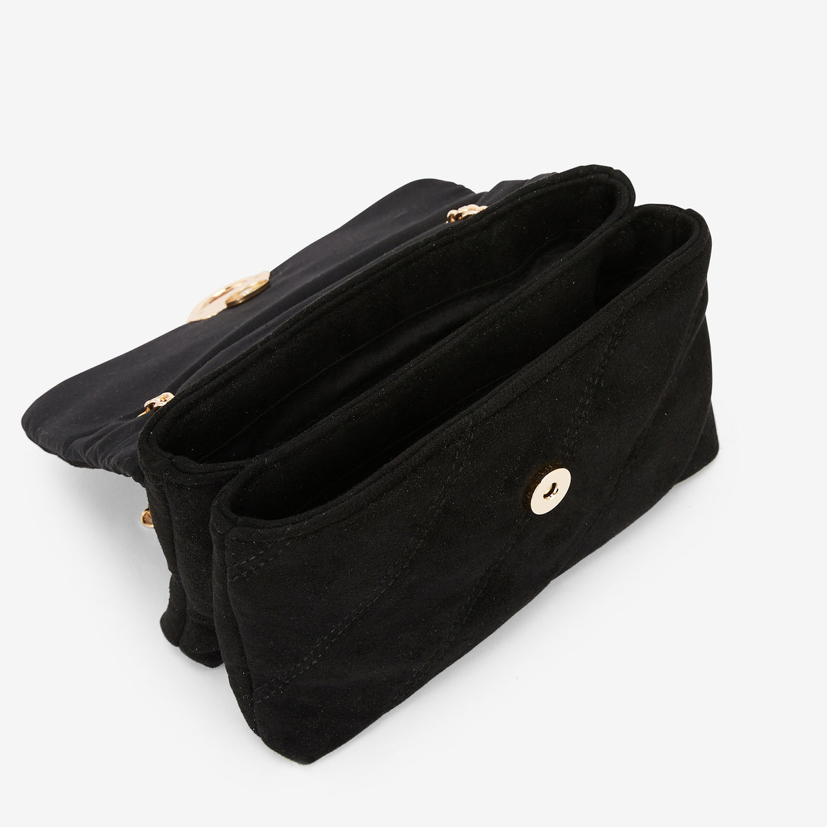 Sac à bandoulière matelassé noir