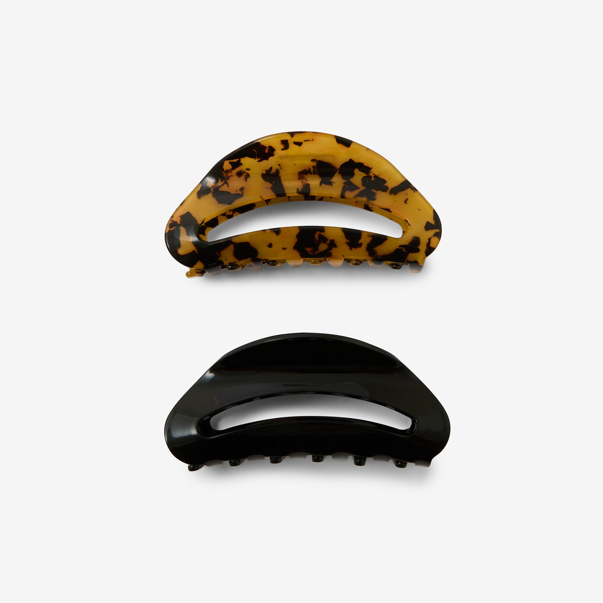 Set de 2 pinces à cheveux motif écaille