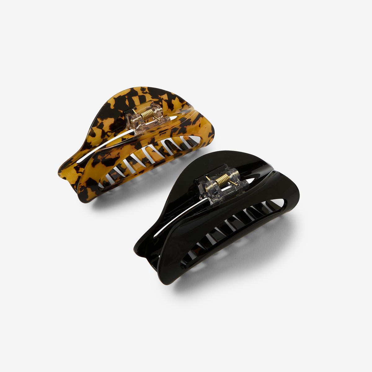 Set de 2 pinces à cheveux motif écaille