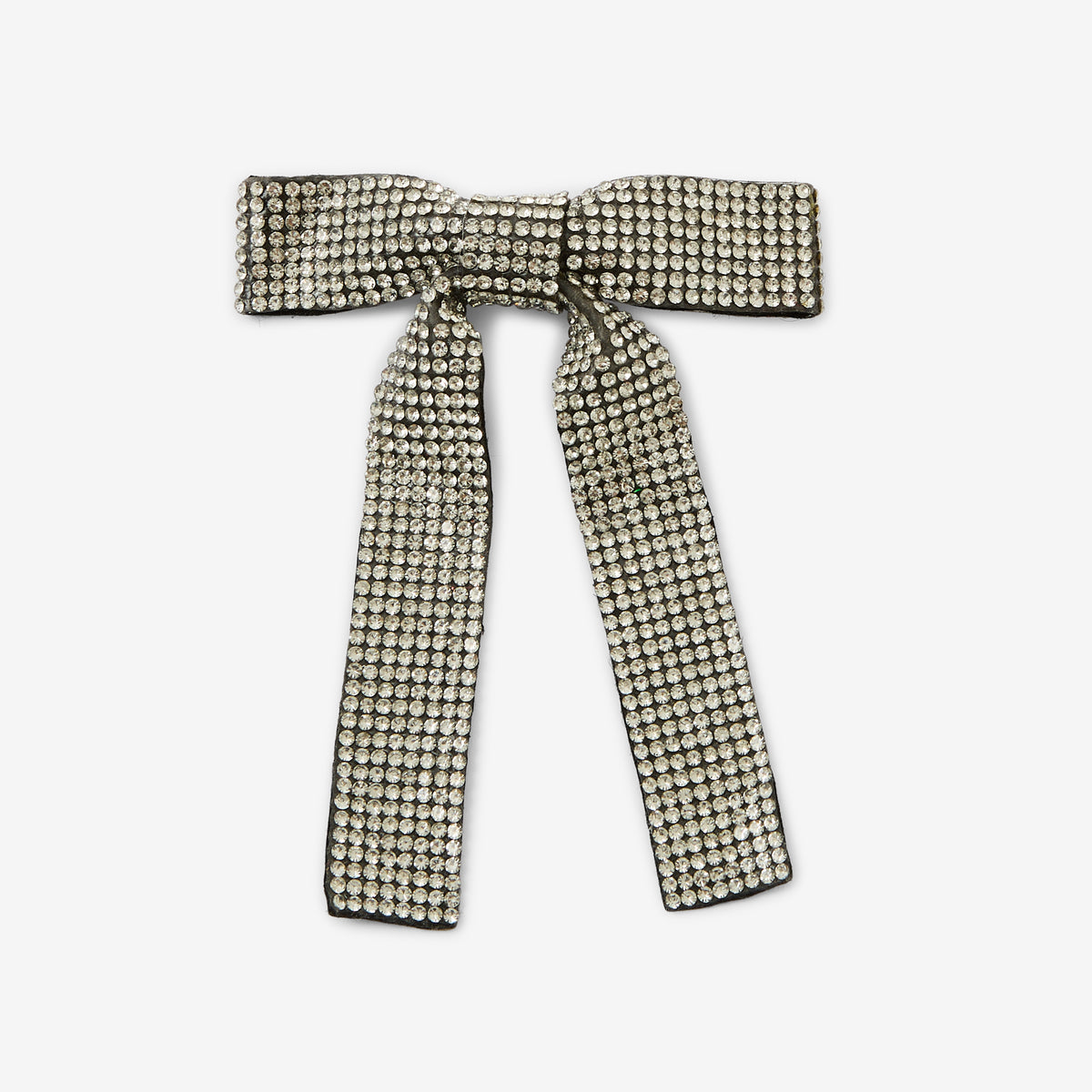 Pince à cheveux nœud à strass