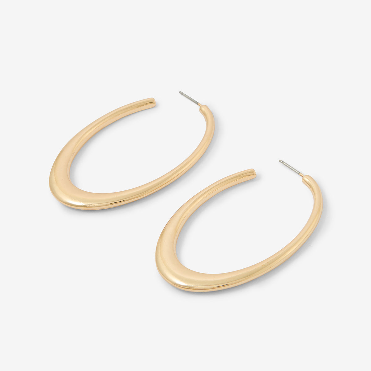 Créoles ovales dorées