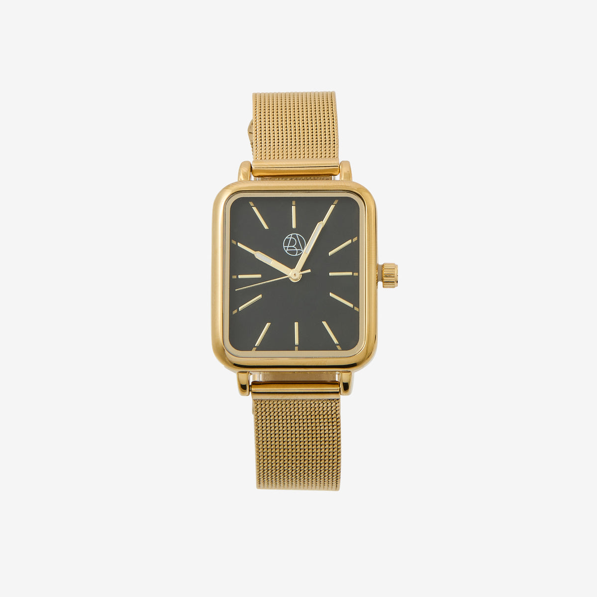 Montre bracelet maille milanaise doré