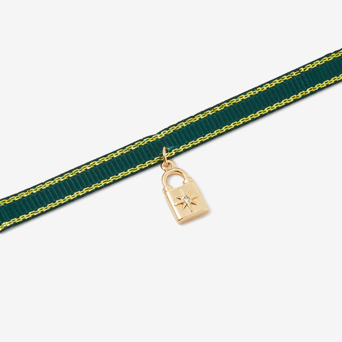 Bracelet à vœux "Force" médaillon cadenas