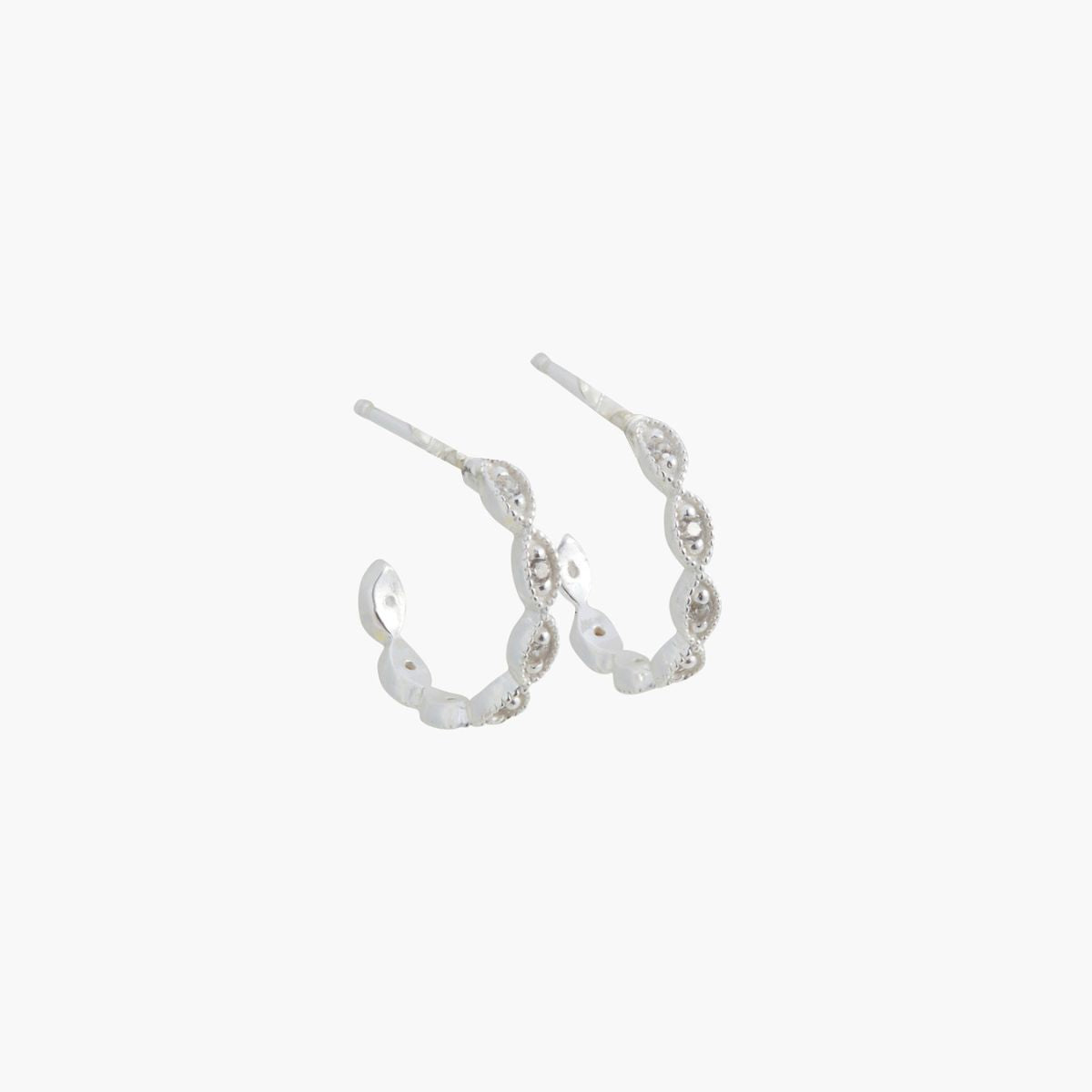 Créoles Argent Garanti et Oxydes de Zirconium