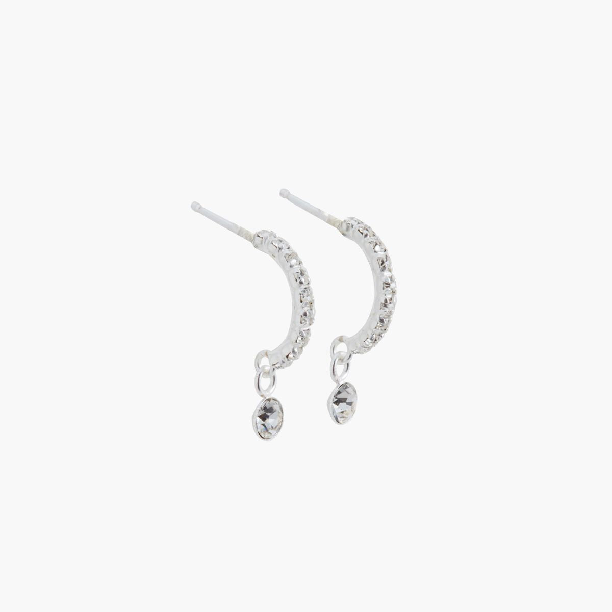 Boucles d'oreilles strass Argent Garanti