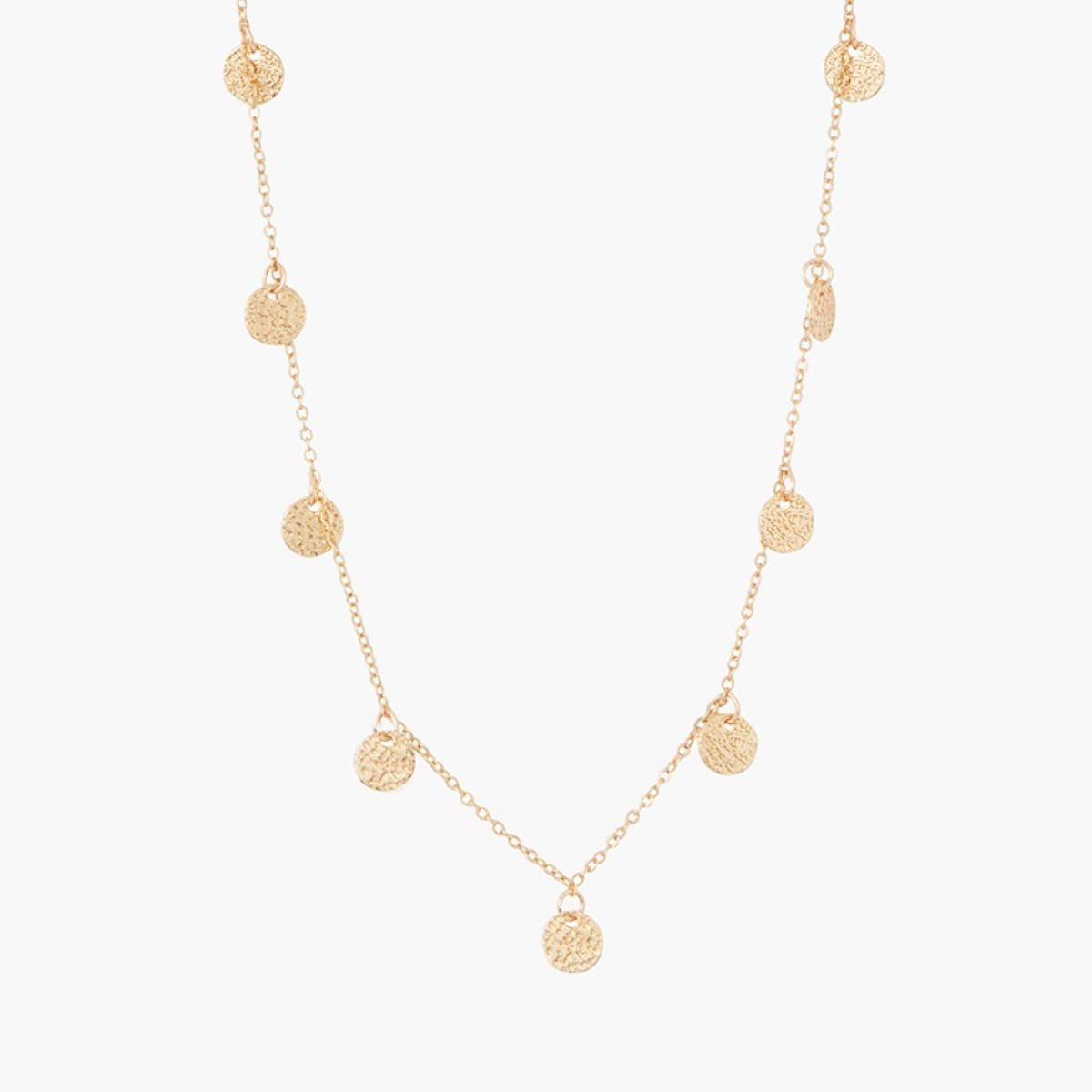 Collier chaine à pampilles acier inoxydable