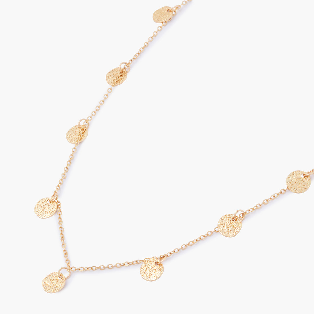 Collier chaine à pampilles acier inoxydable