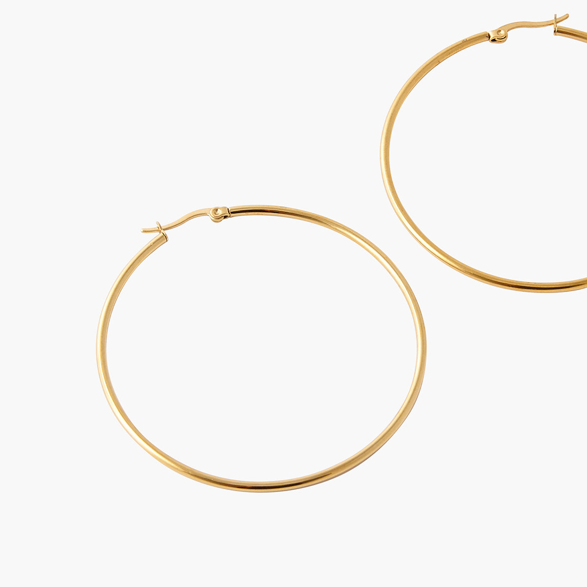 Créoles en acier inoxydable 60mm