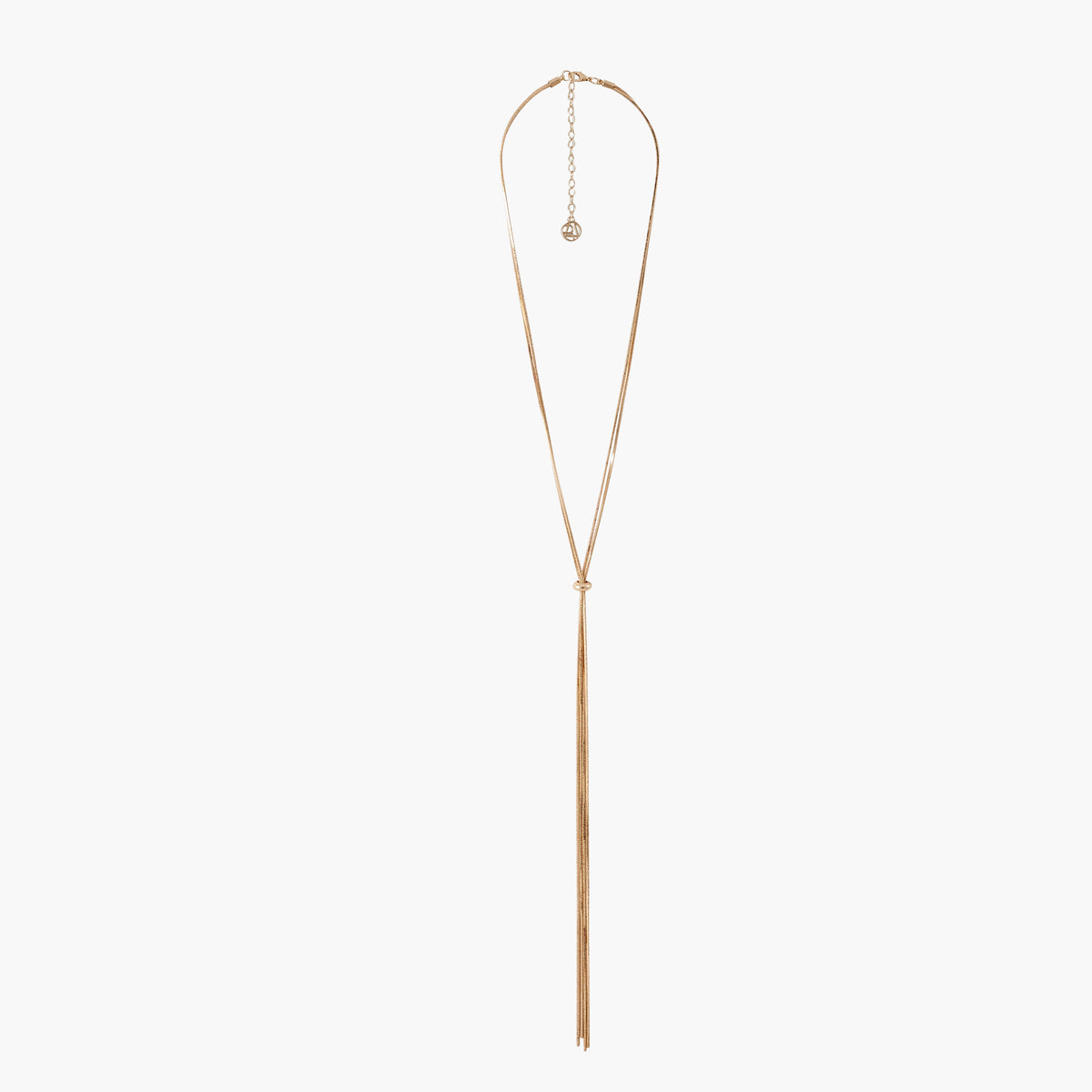 Collier sautoir chaîne dorée