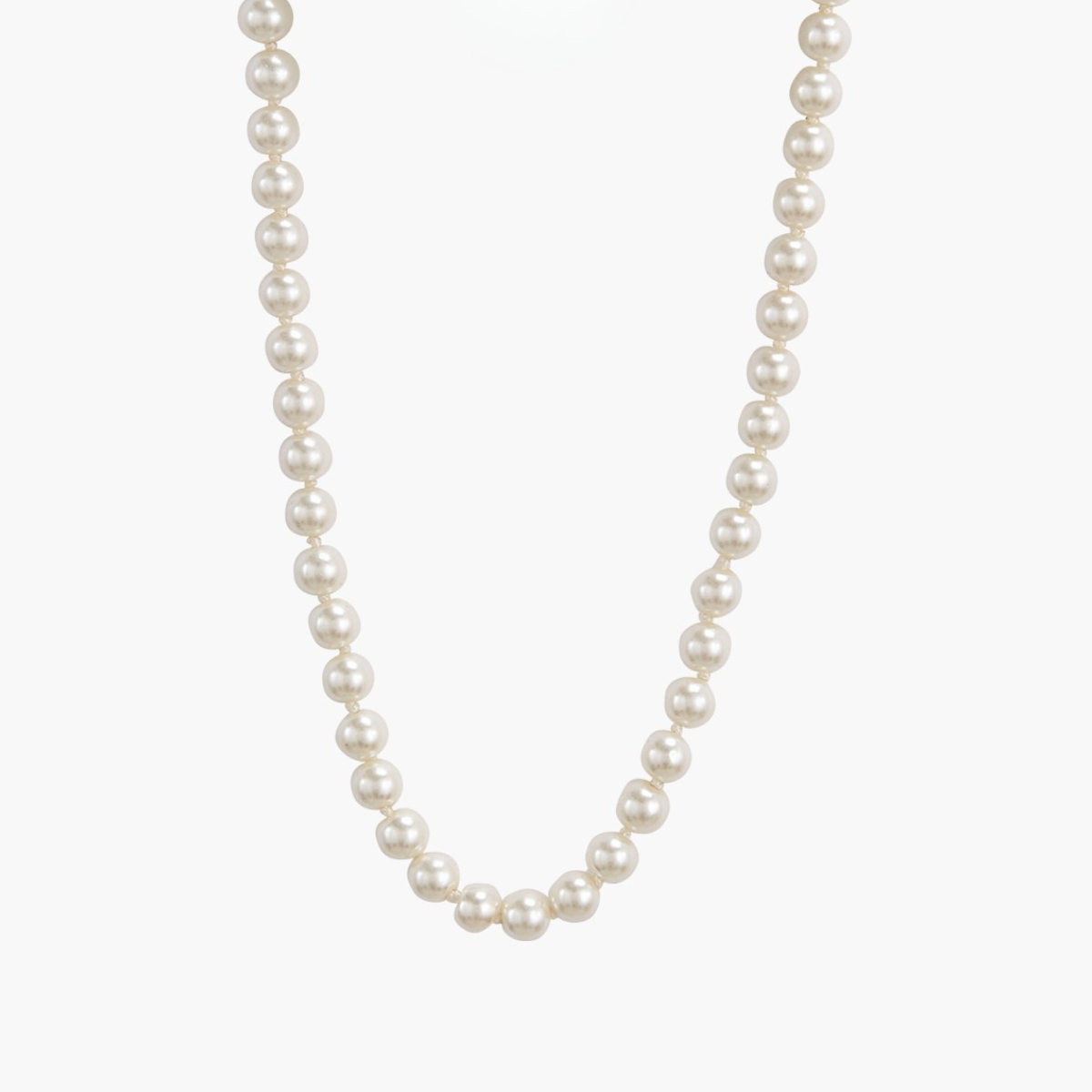 Collier de perles en verre 8mm
