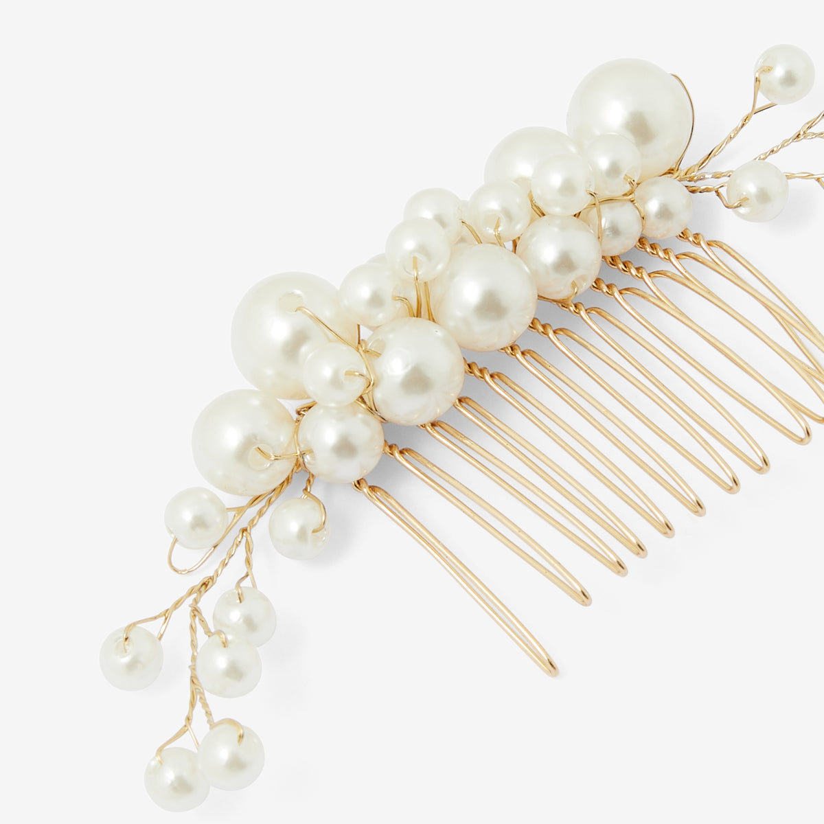 Peigne à cheveux de cérémonie perlé