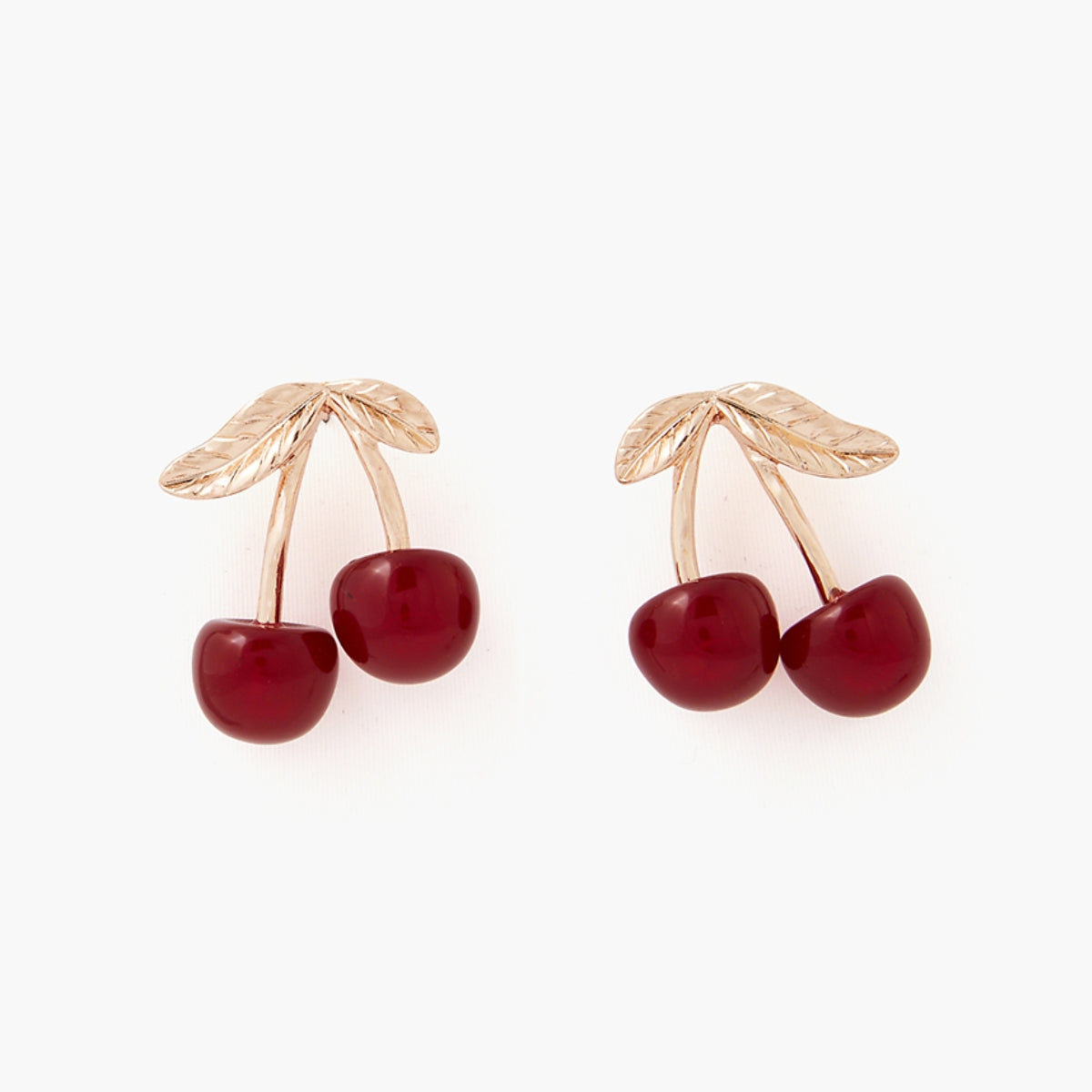 Boucles d'oreilles cerises