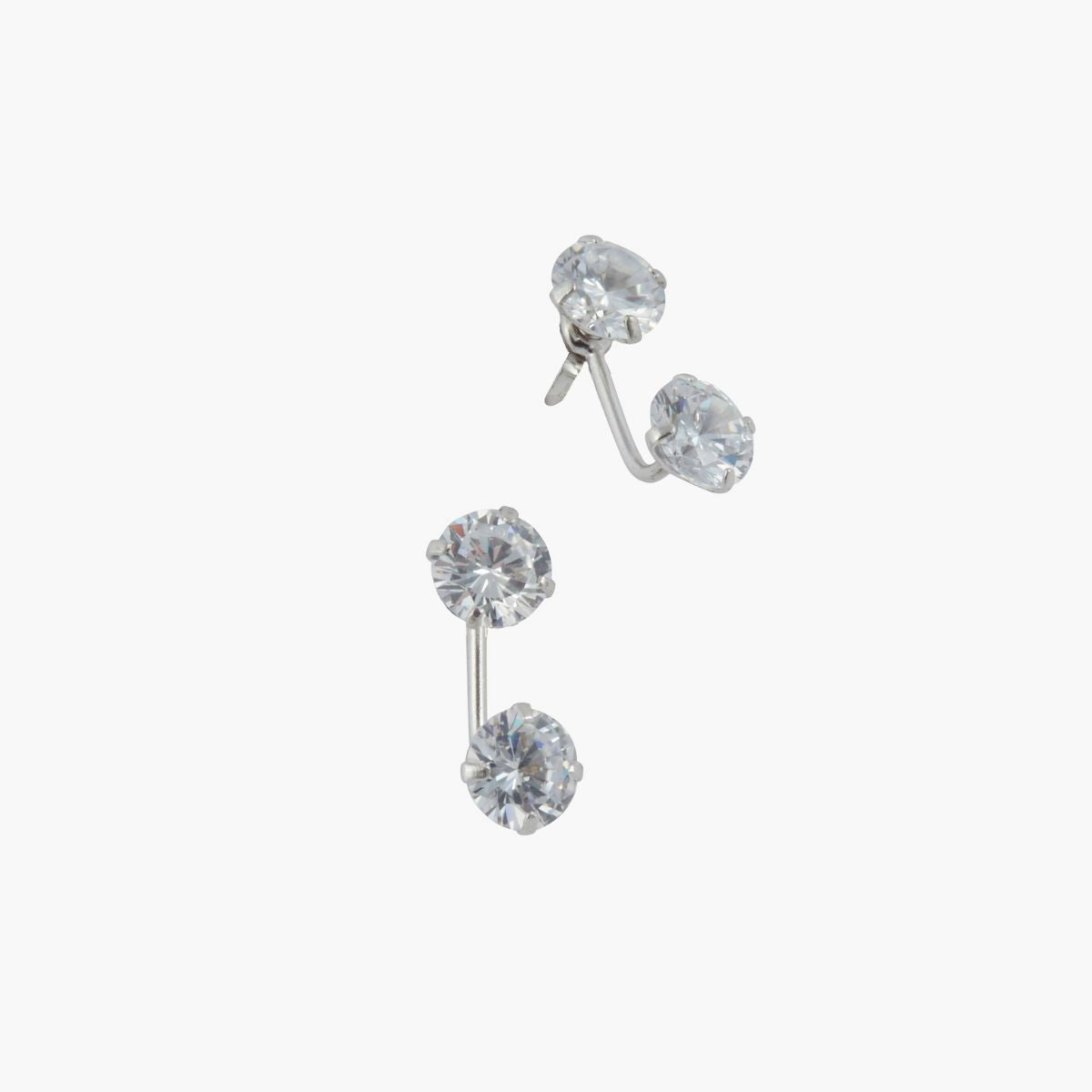 Boucles d'oreilles Argent Zirconium Garanti