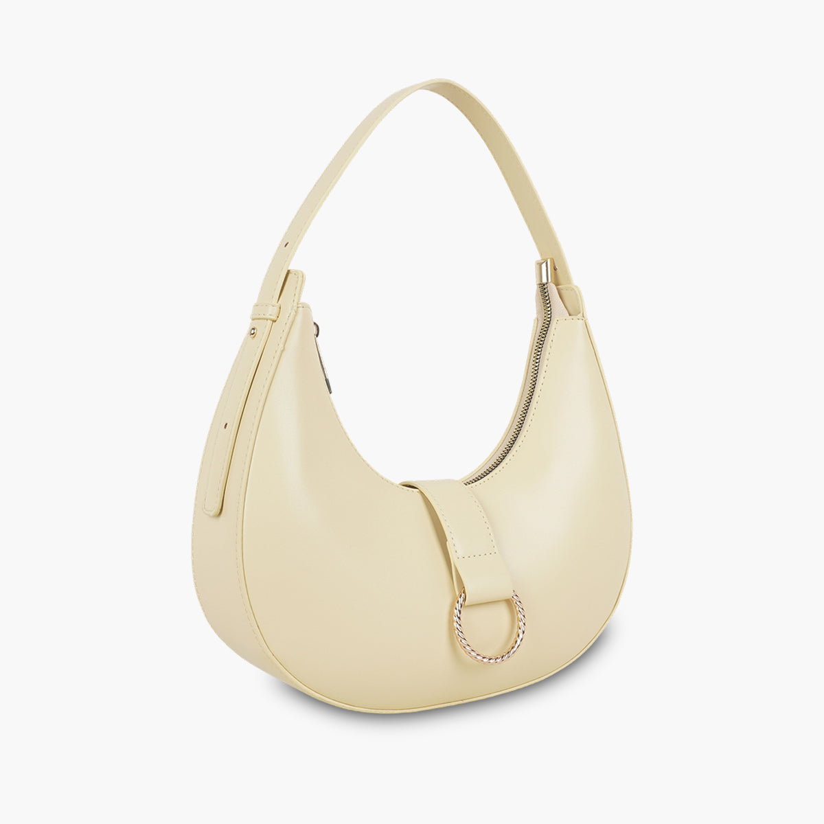 Sac porté épaule écru