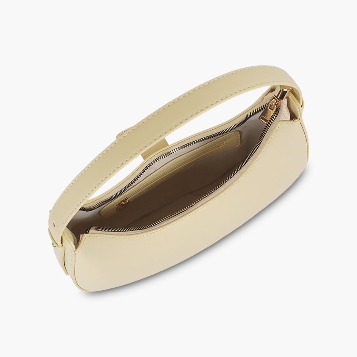 Sac porté épaule écru