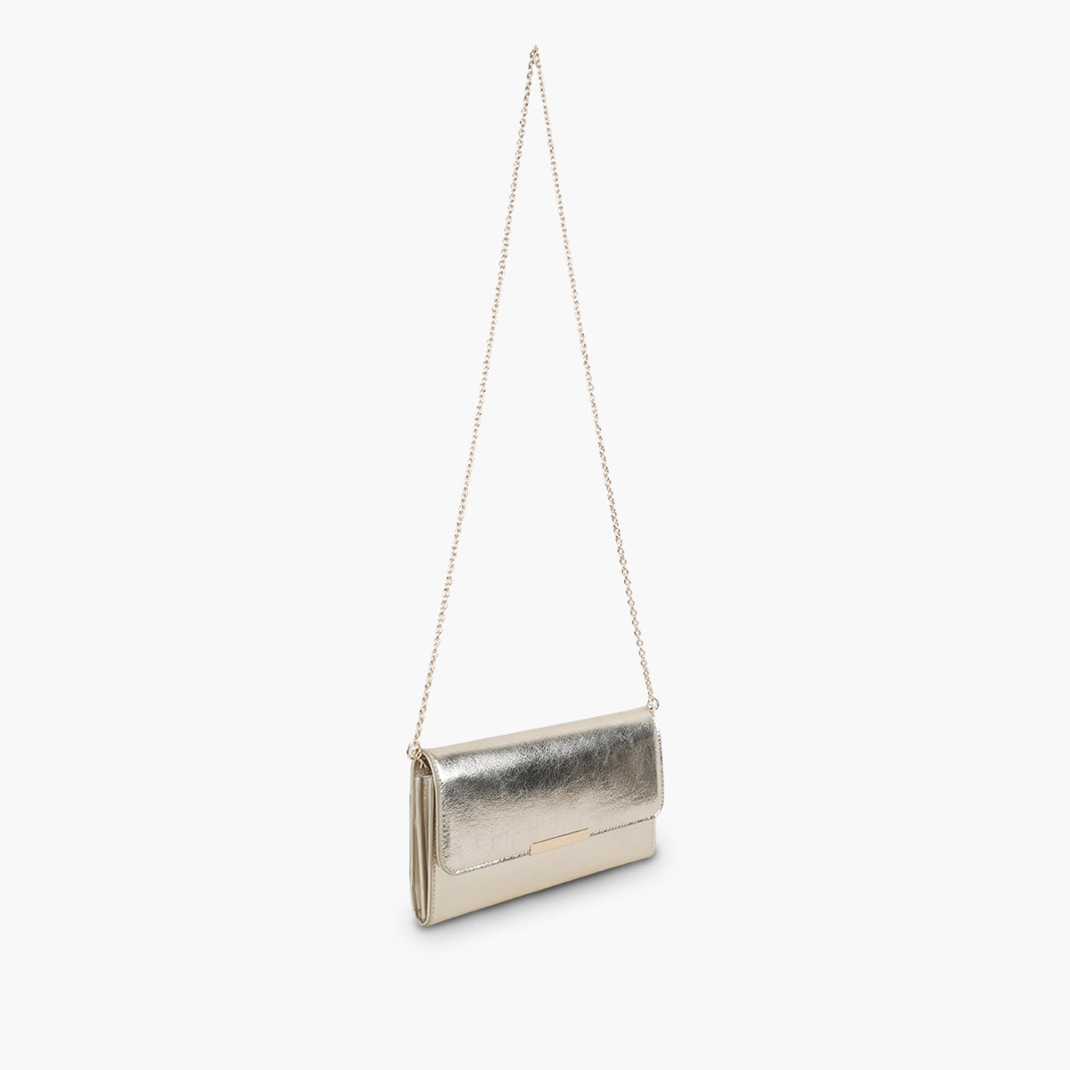 Pochette dorée métallisée