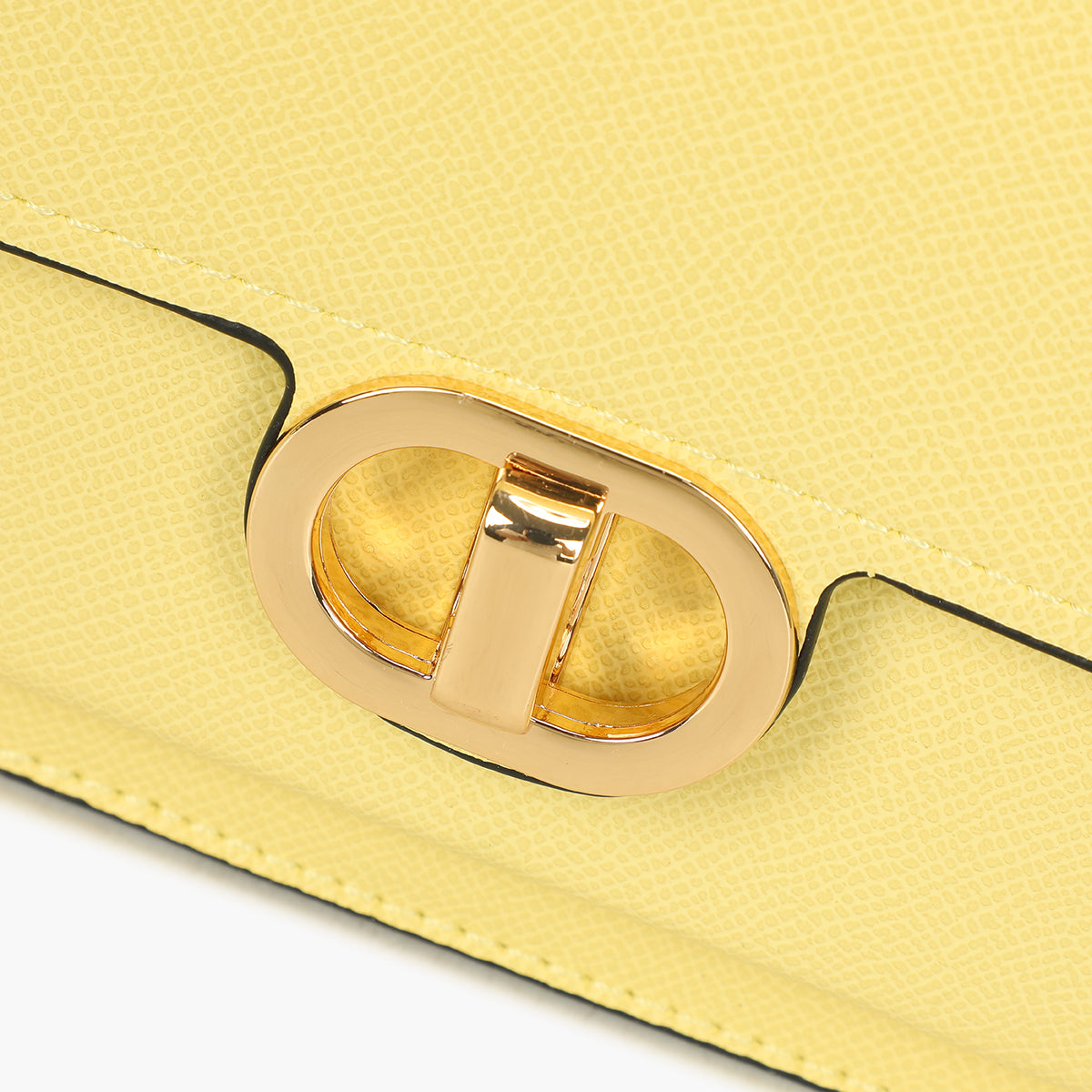 Sac à bandoulière jaune beurre
