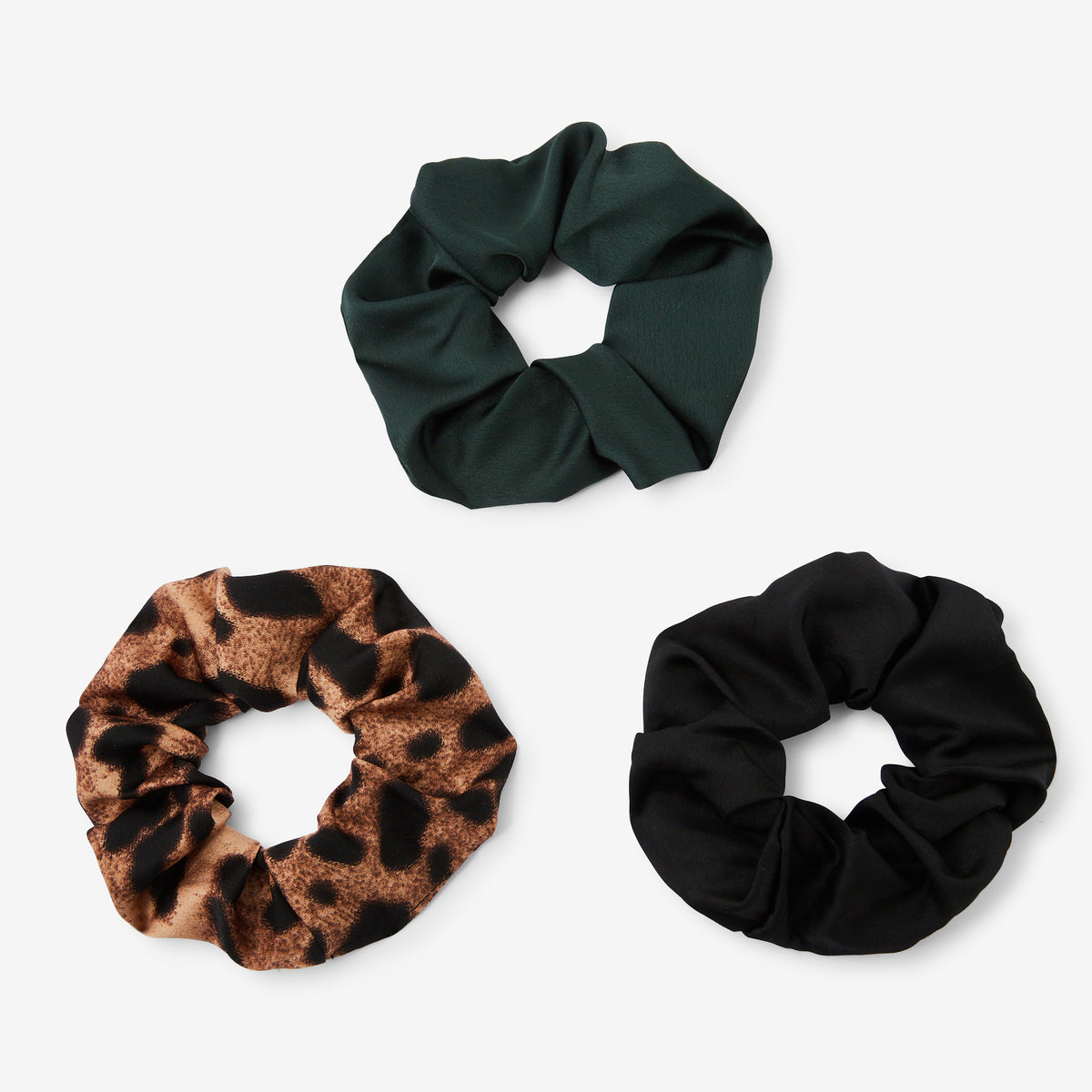 Set de 3 chouchous satinés