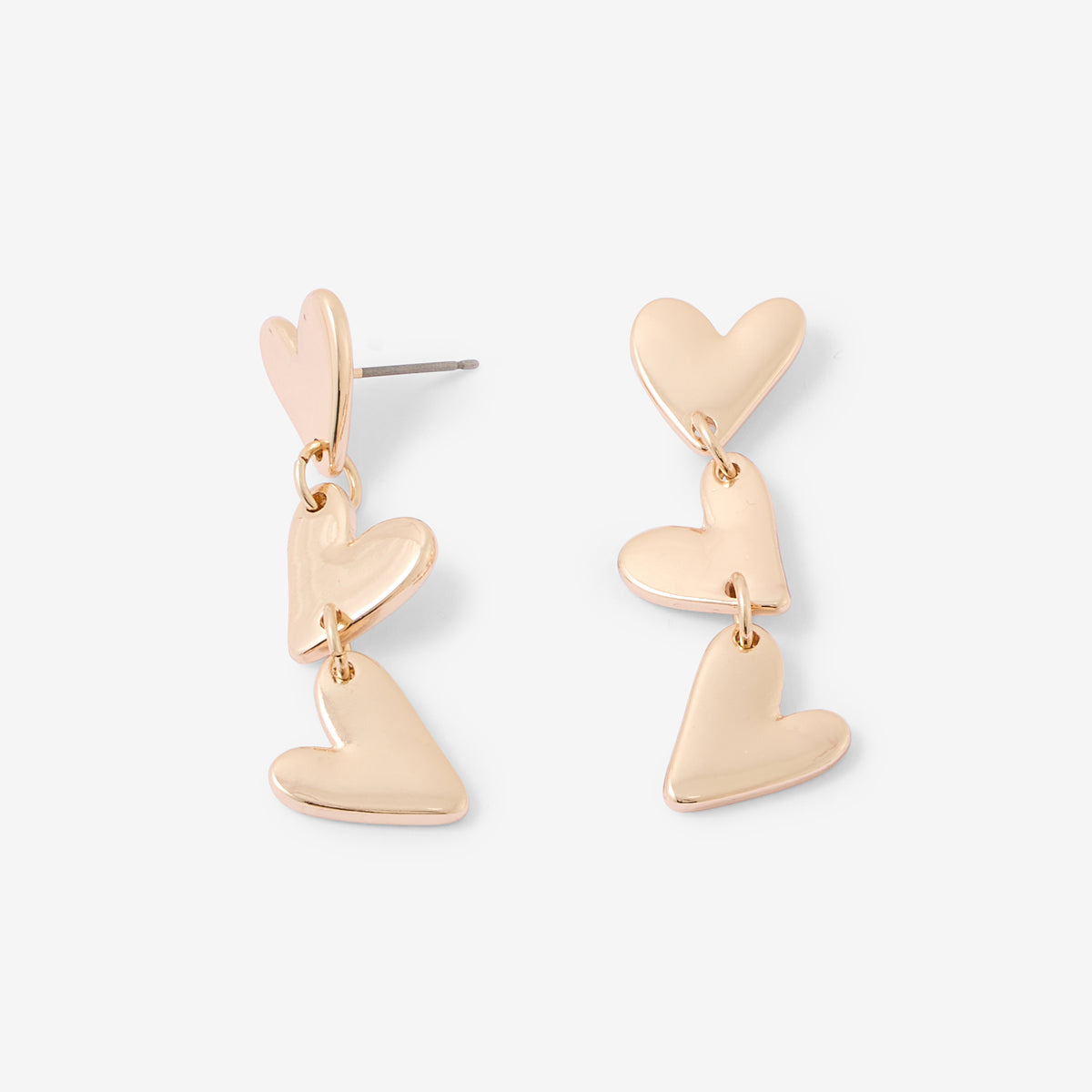 Boucles d'oreilles pendantes cœur