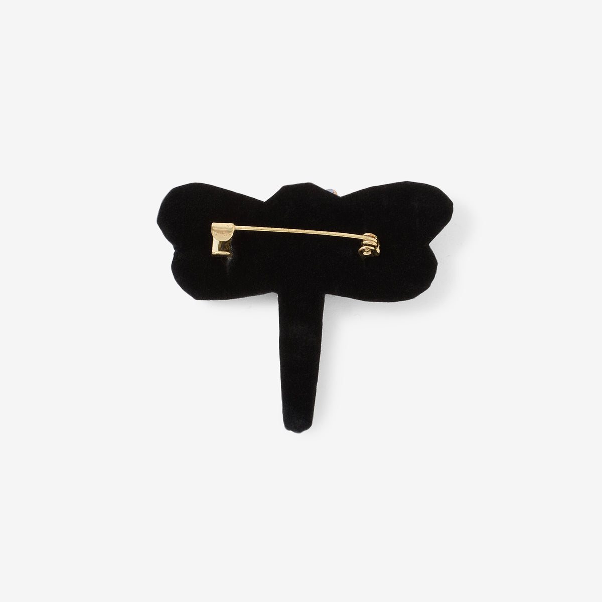 Broche libellule perles de rocaille