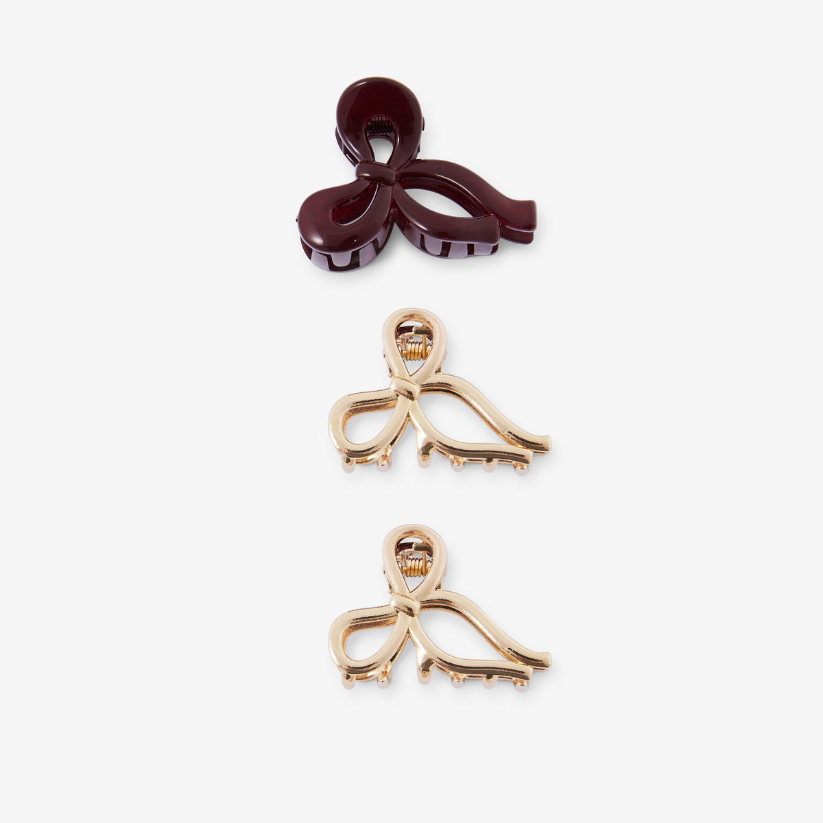 Set de 3 pinces nœuds