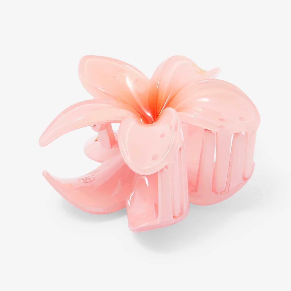 Pince à cheveux fleur tropicale fuchsia