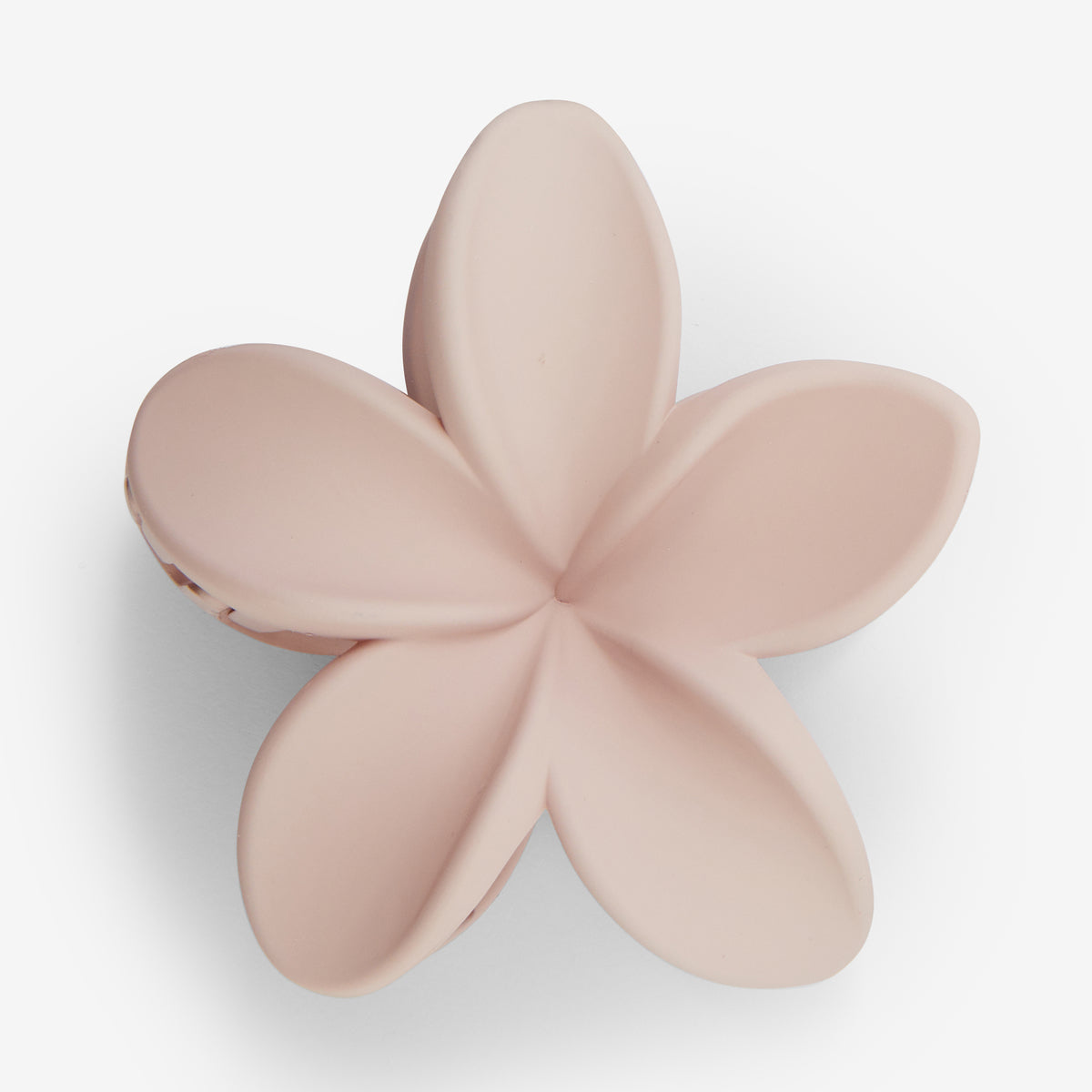 Pince à cheveux fleur tropicale rose