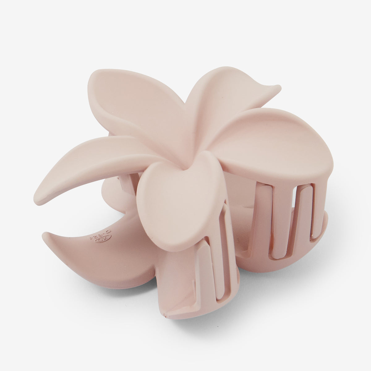 Pince à cheveux fleur tropicale rose