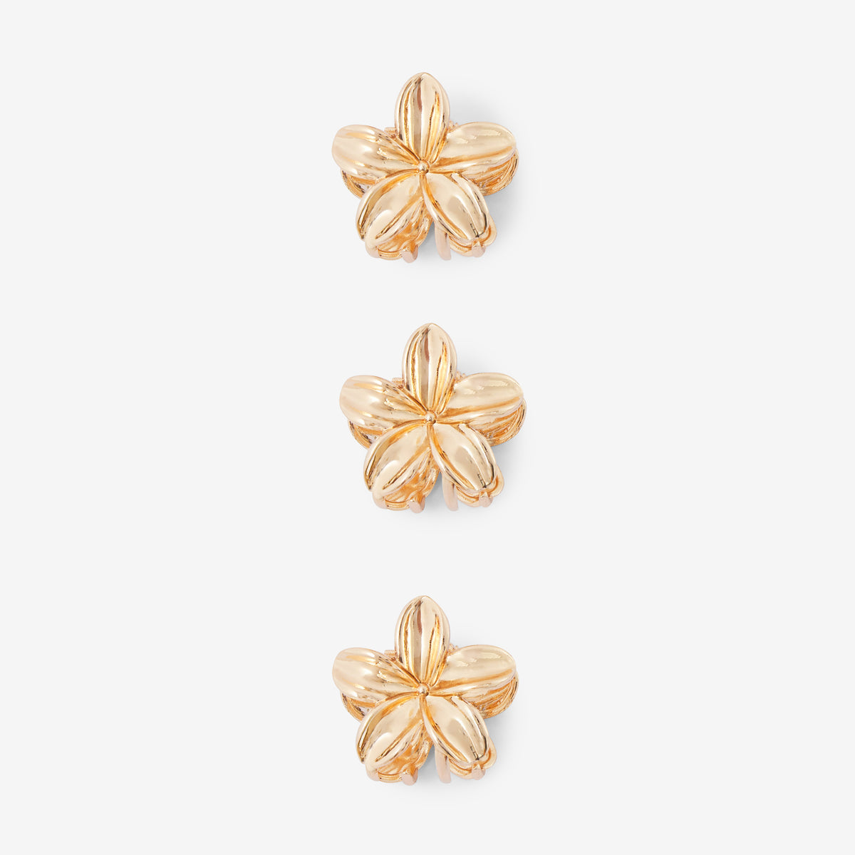 Set de 3 pinces à cheveux fleurs