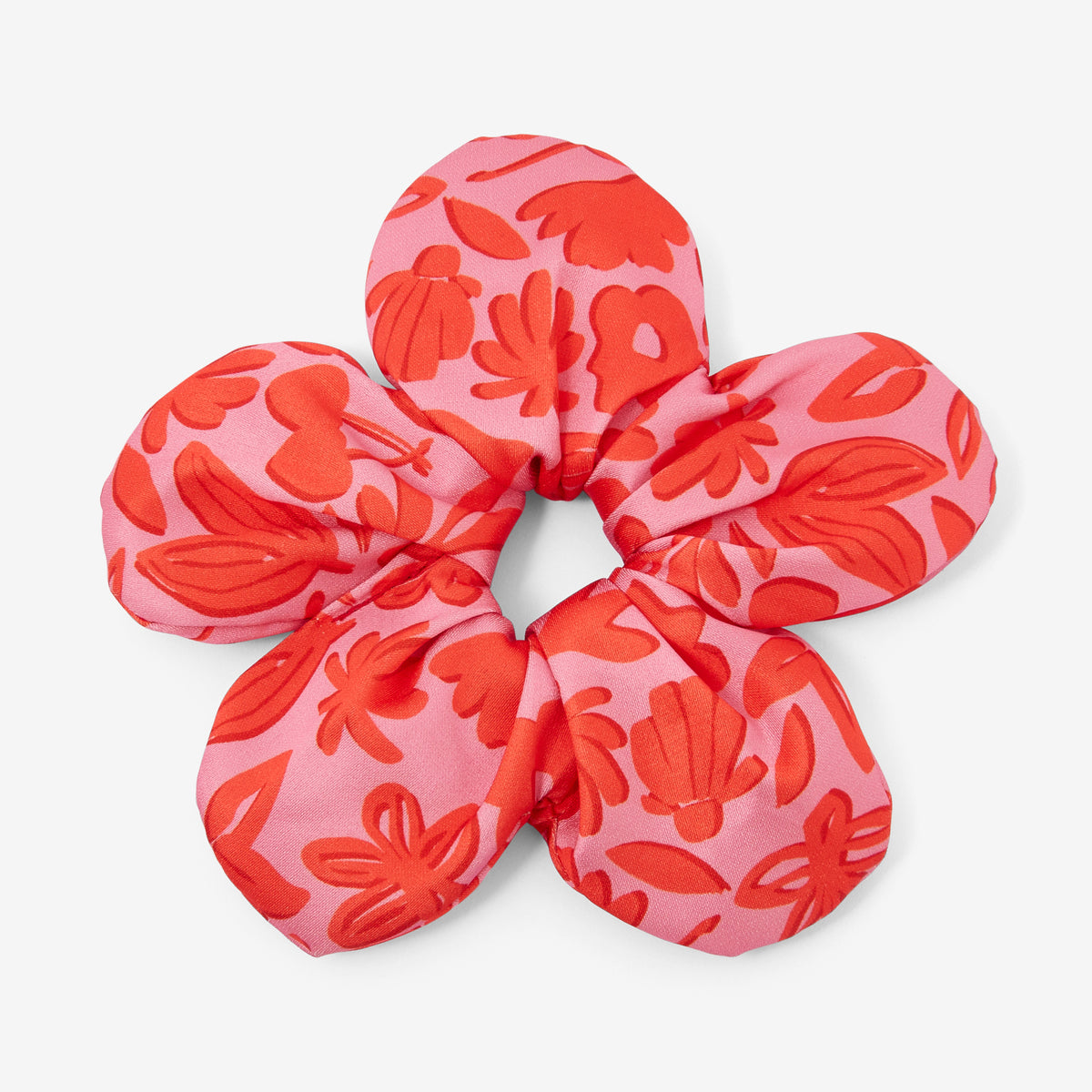 Gros chouchou fleur imprimé