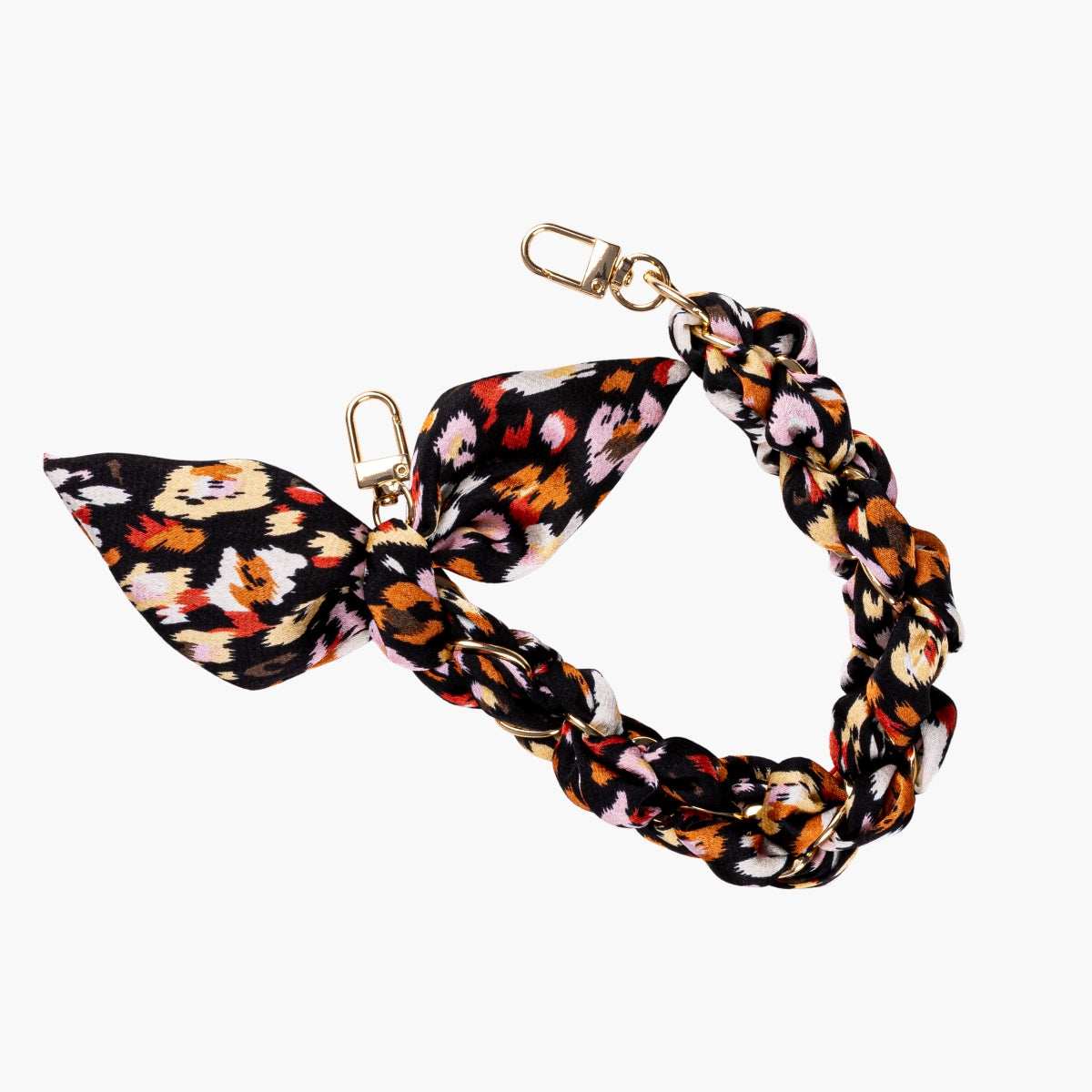 Dragonne chaîne pour téléphone ruban multicolore