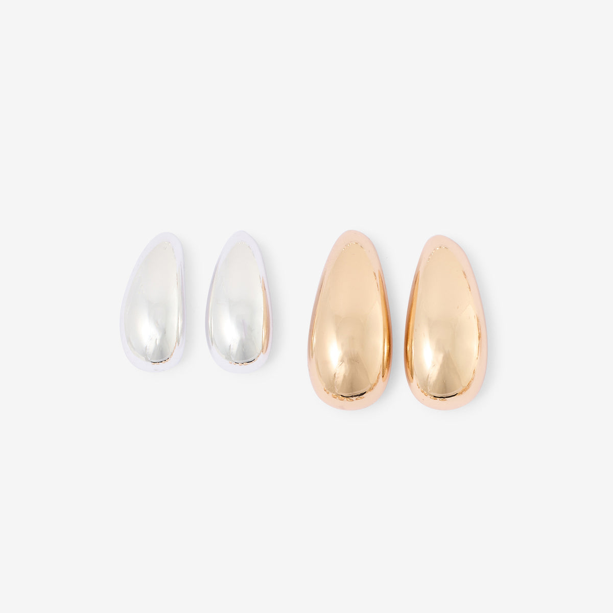 Set de 2 boucles d'oreilles gouttes