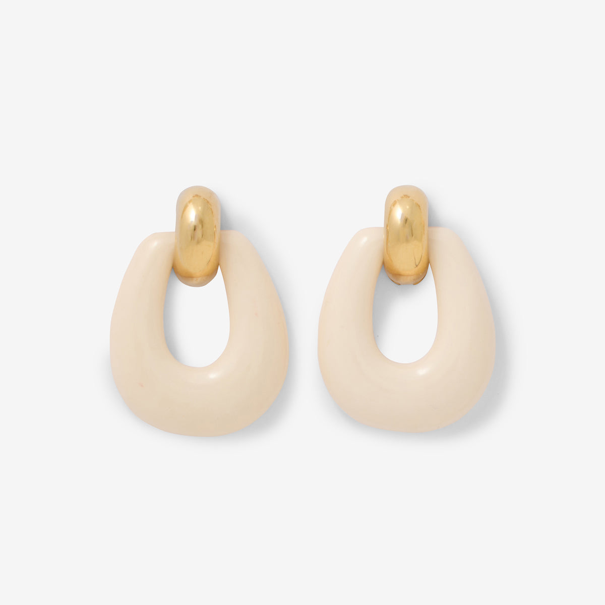 Boucles d'oreilles pendantes en résine vintage