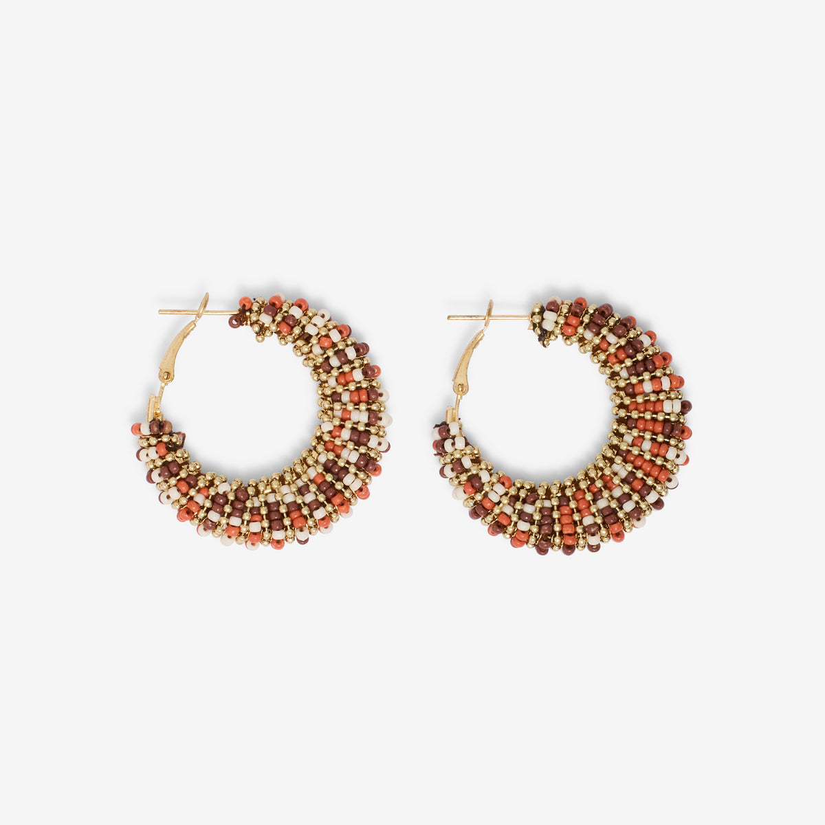 Créoles perles de rocaille