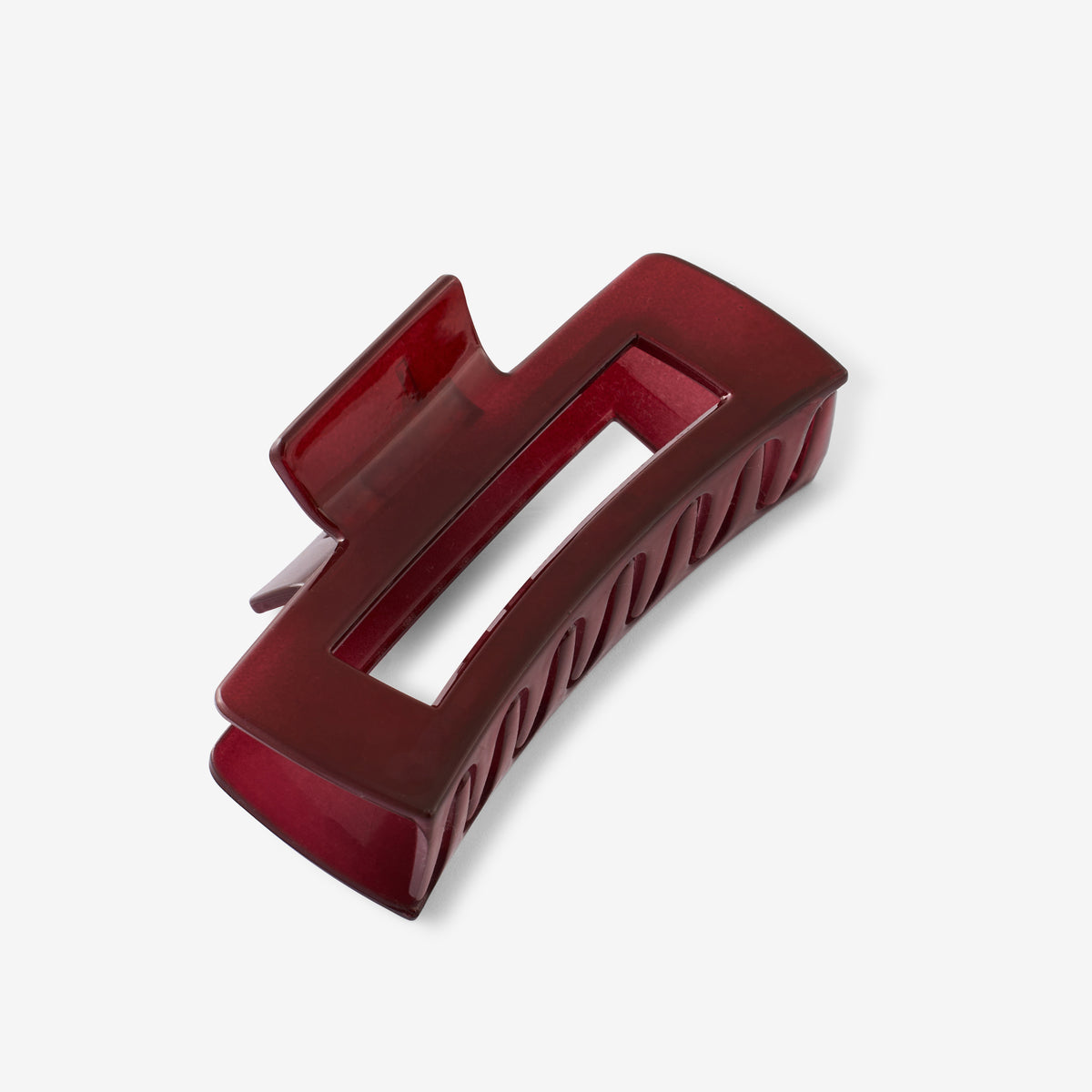 Pince croco bordeaux