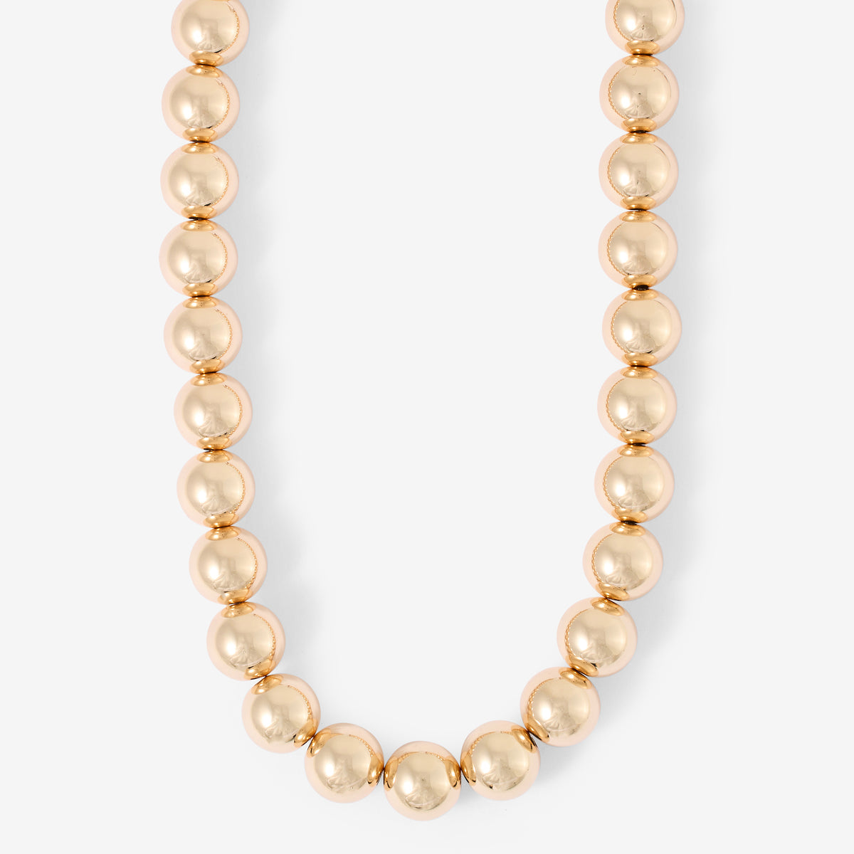 Collier de perles dorées