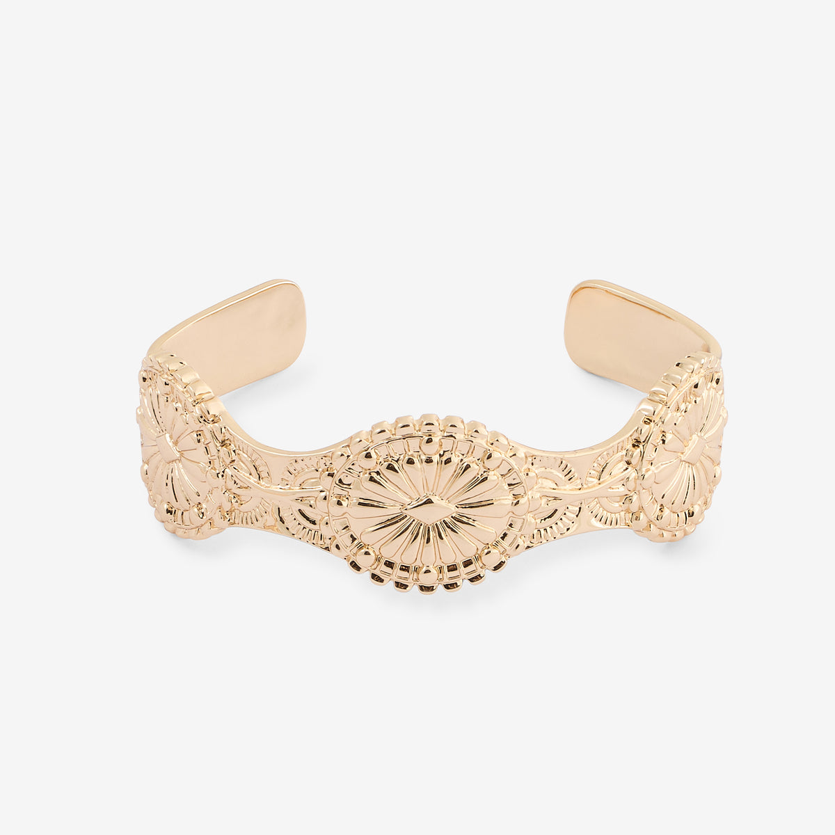Manchette dorée avec ornements