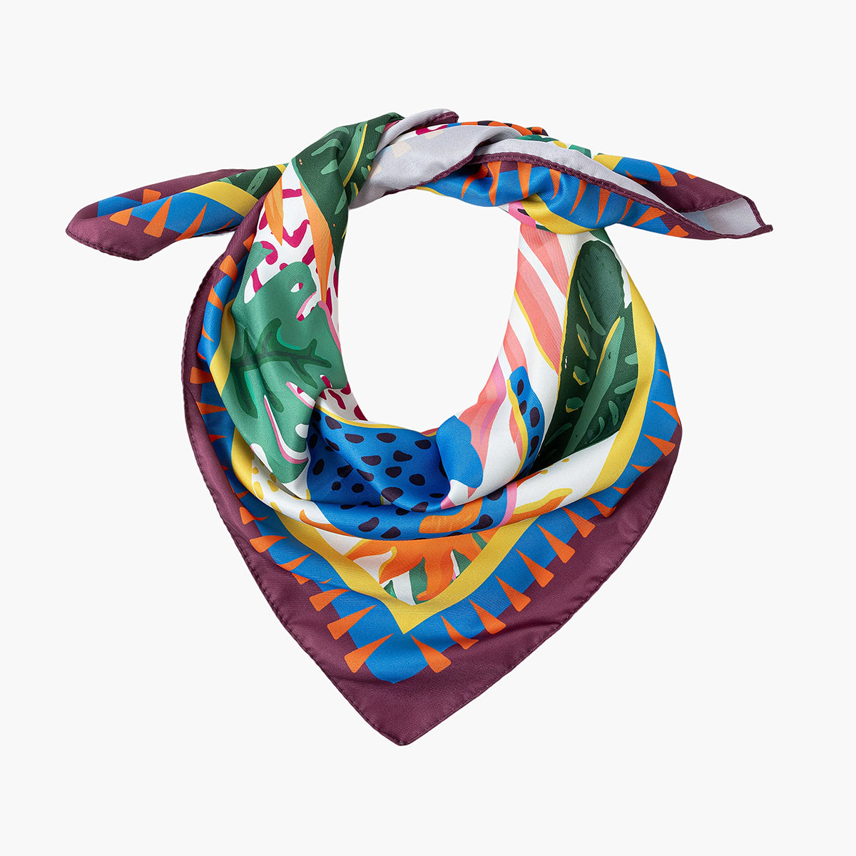Foulard carré Jungle Pop