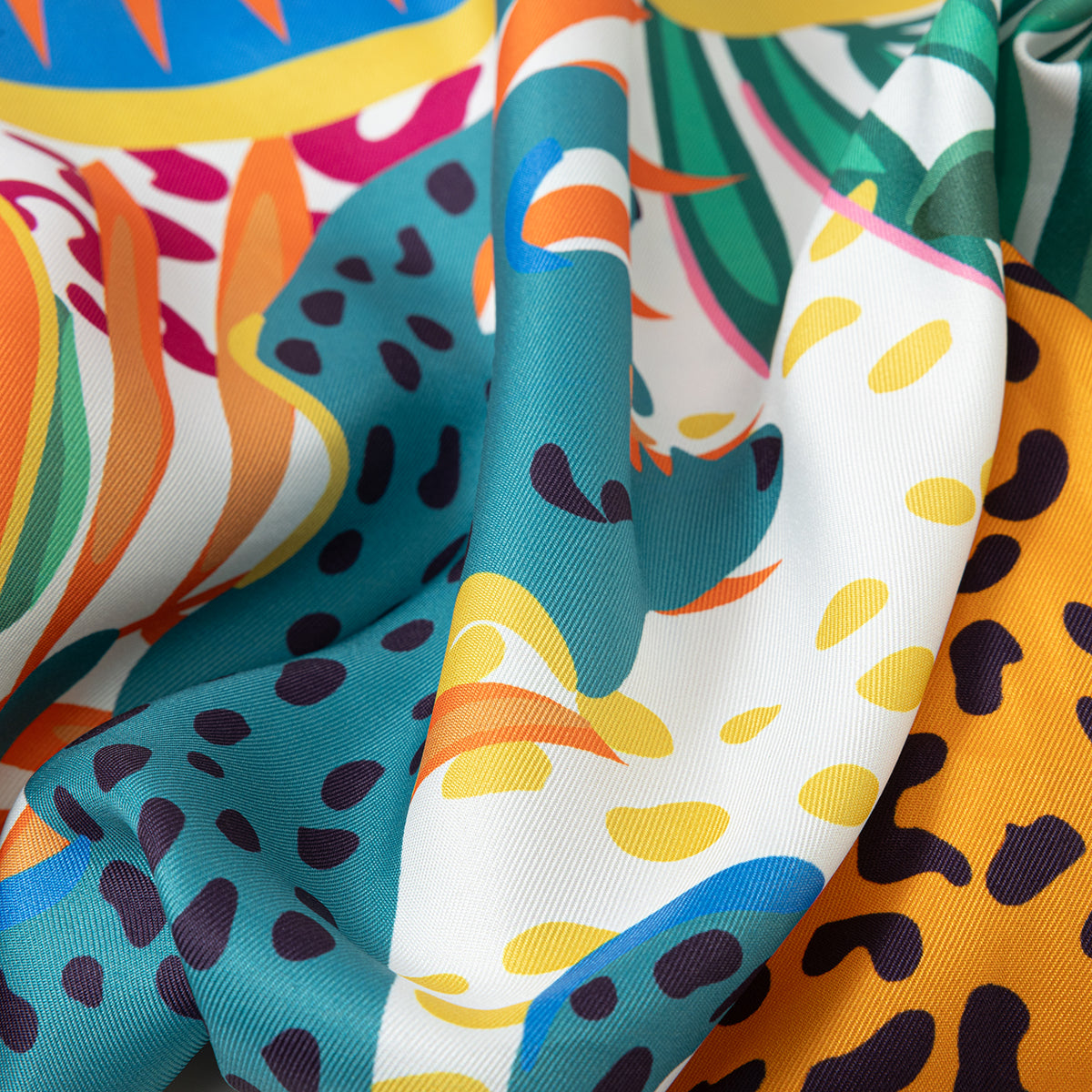 Foulard carré Jungle Pop