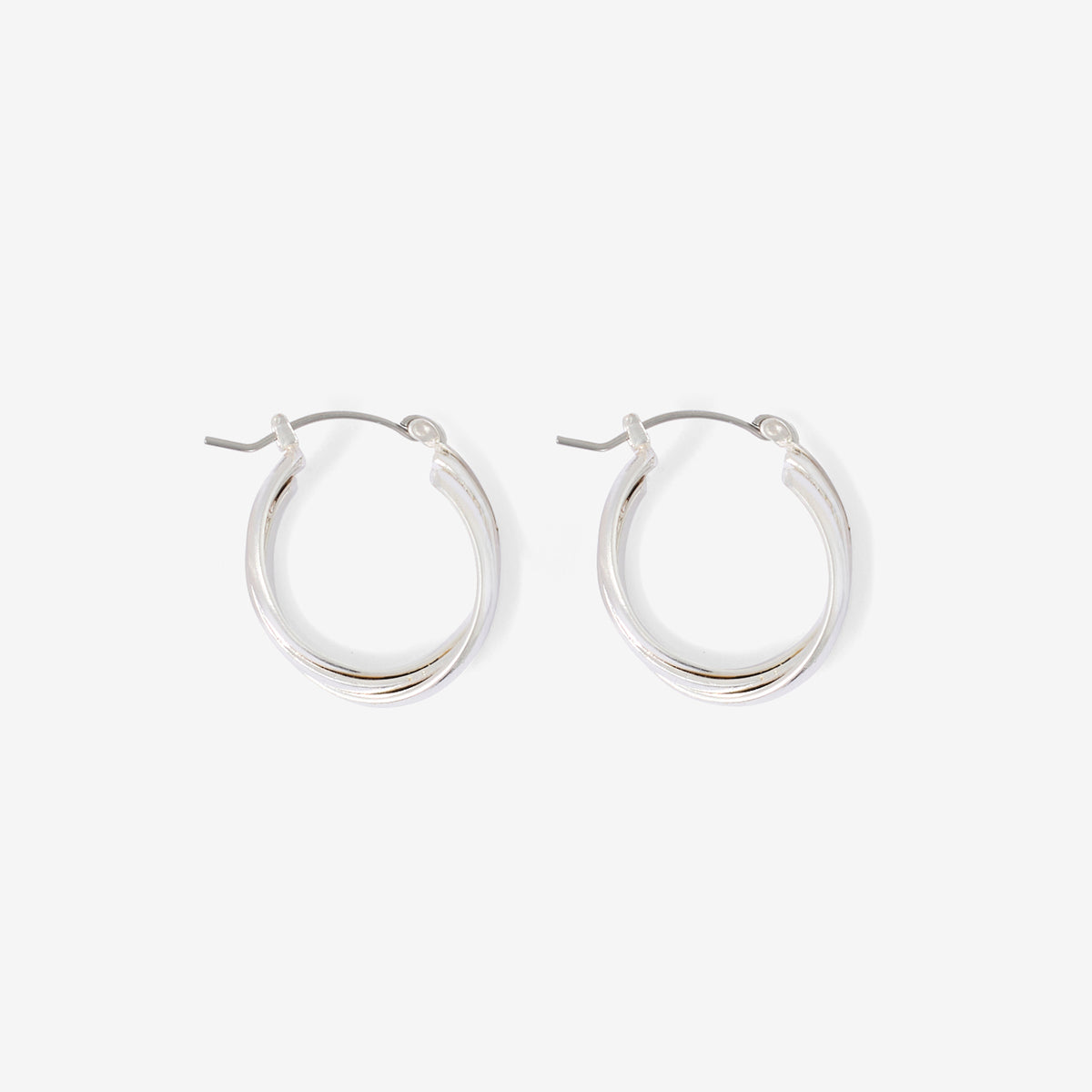 Créoles 3 rangs entremêlés