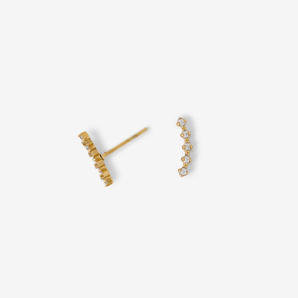 Boucles d'oreilles strass en acier inoxydable